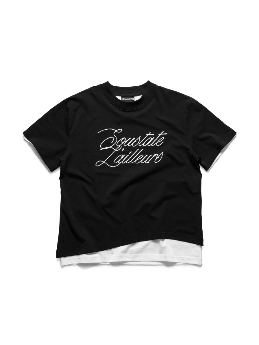 L'AILLEURS DOUBLE LAYER OVERSIZED T-SHIRT