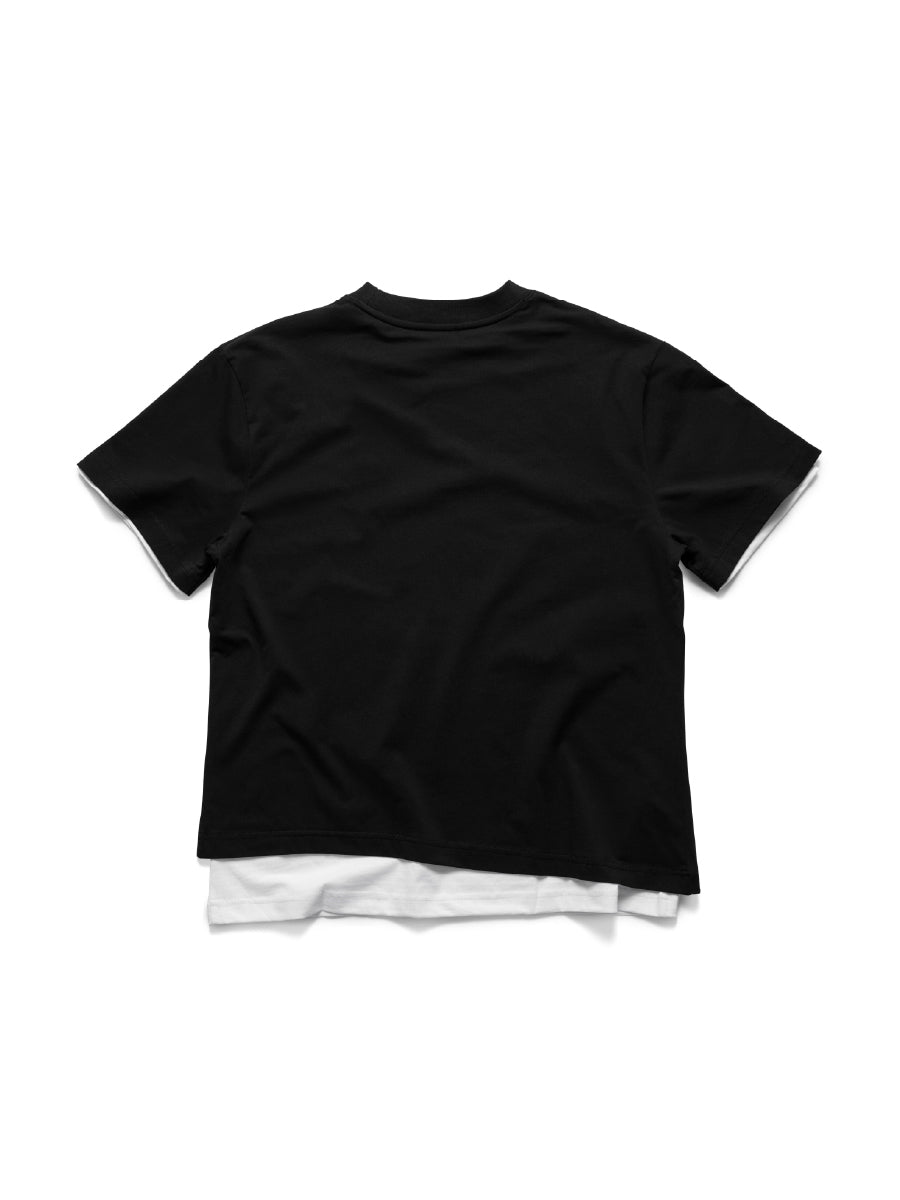 L'AILLEURS DOUBLE LAYER OVERSIZED T-SHIRT