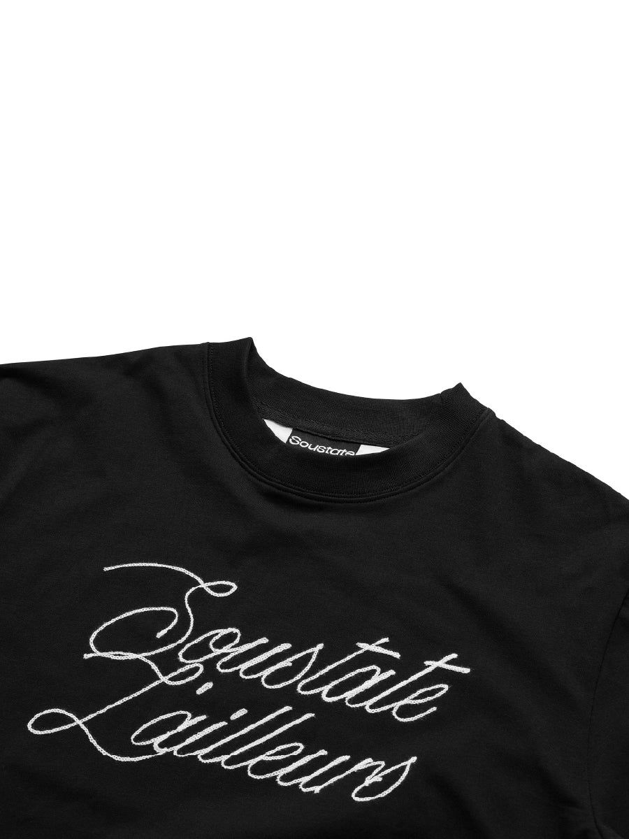 L'AILLEURS DOUBLE LAYER OVERSIZED T-SHIRT