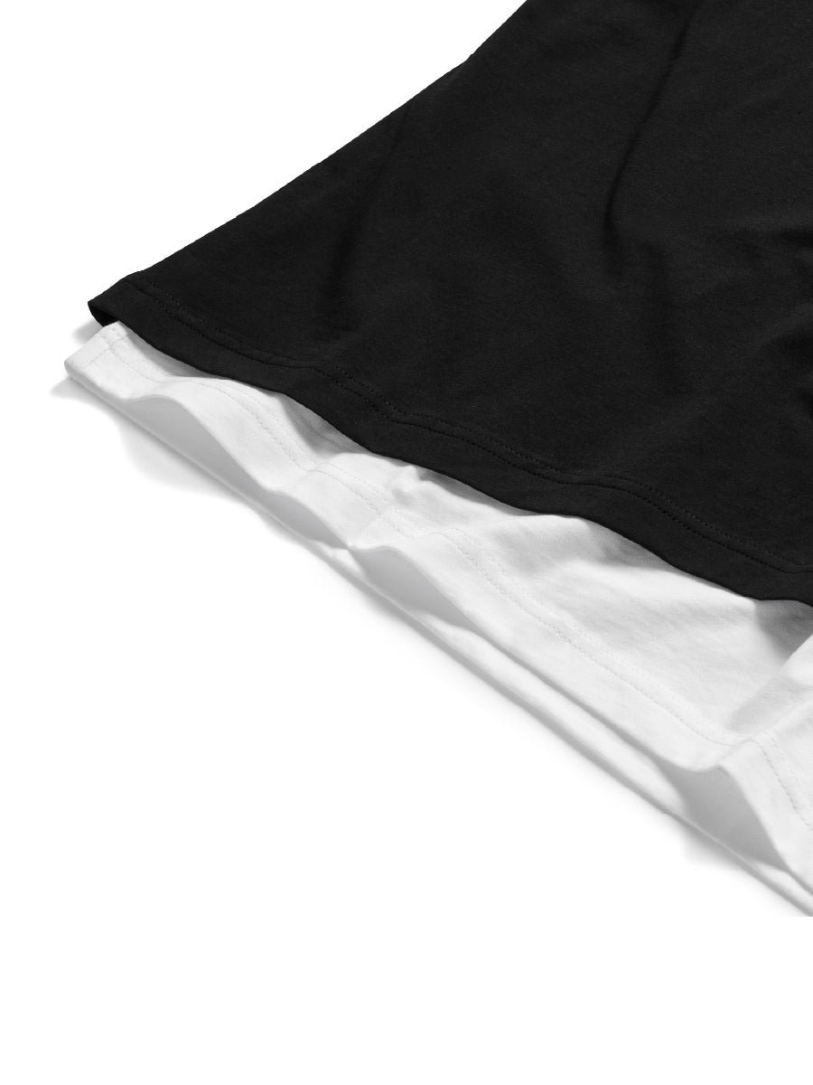 L'AILLEURS DOUBLE LAYER OVERSIZED T-SHIRT