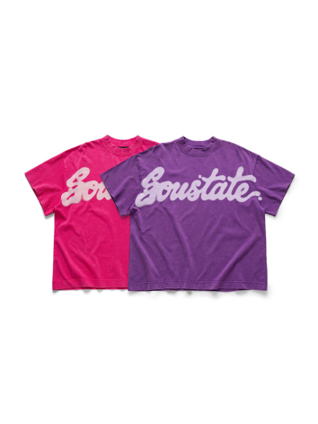 LOGO BLUR WASHED BIG BOXY T-SHIRT