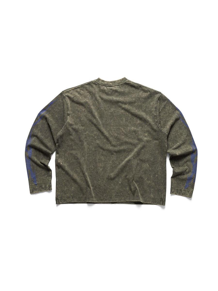 AURA WASHED BIG BOXY LONG-SLEEVE T-SHIRT