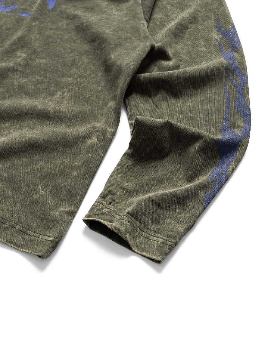 AURA WASHED BIG BOXY LONG-SLEEVE T-SHIRT