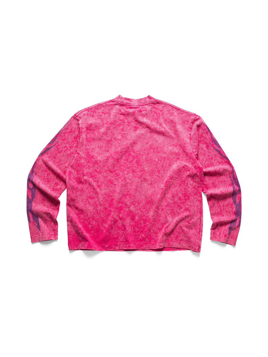 AURA WASHED BIG BOXY LONG-SLEEVE T-SHIRT