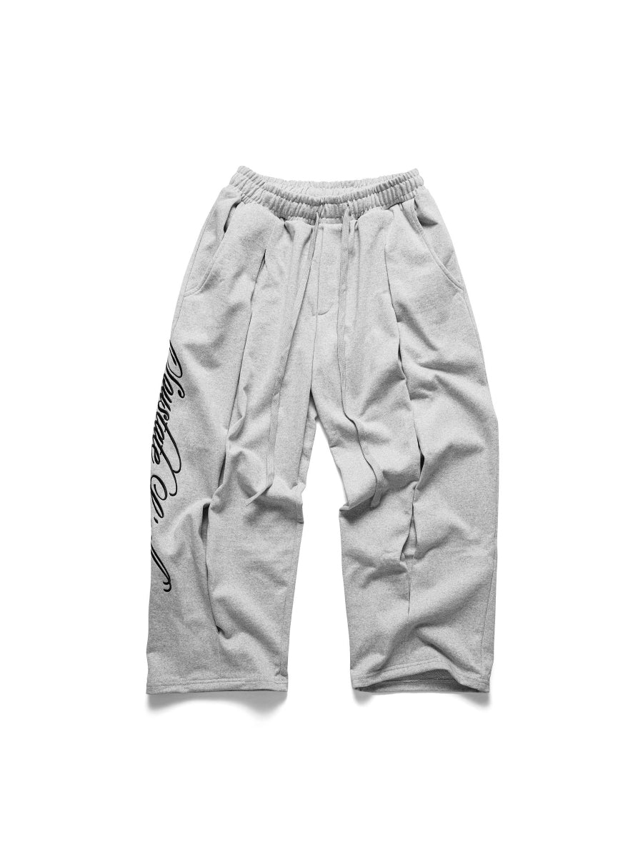 EMBROIDERED BARREL SWEATPANTS
