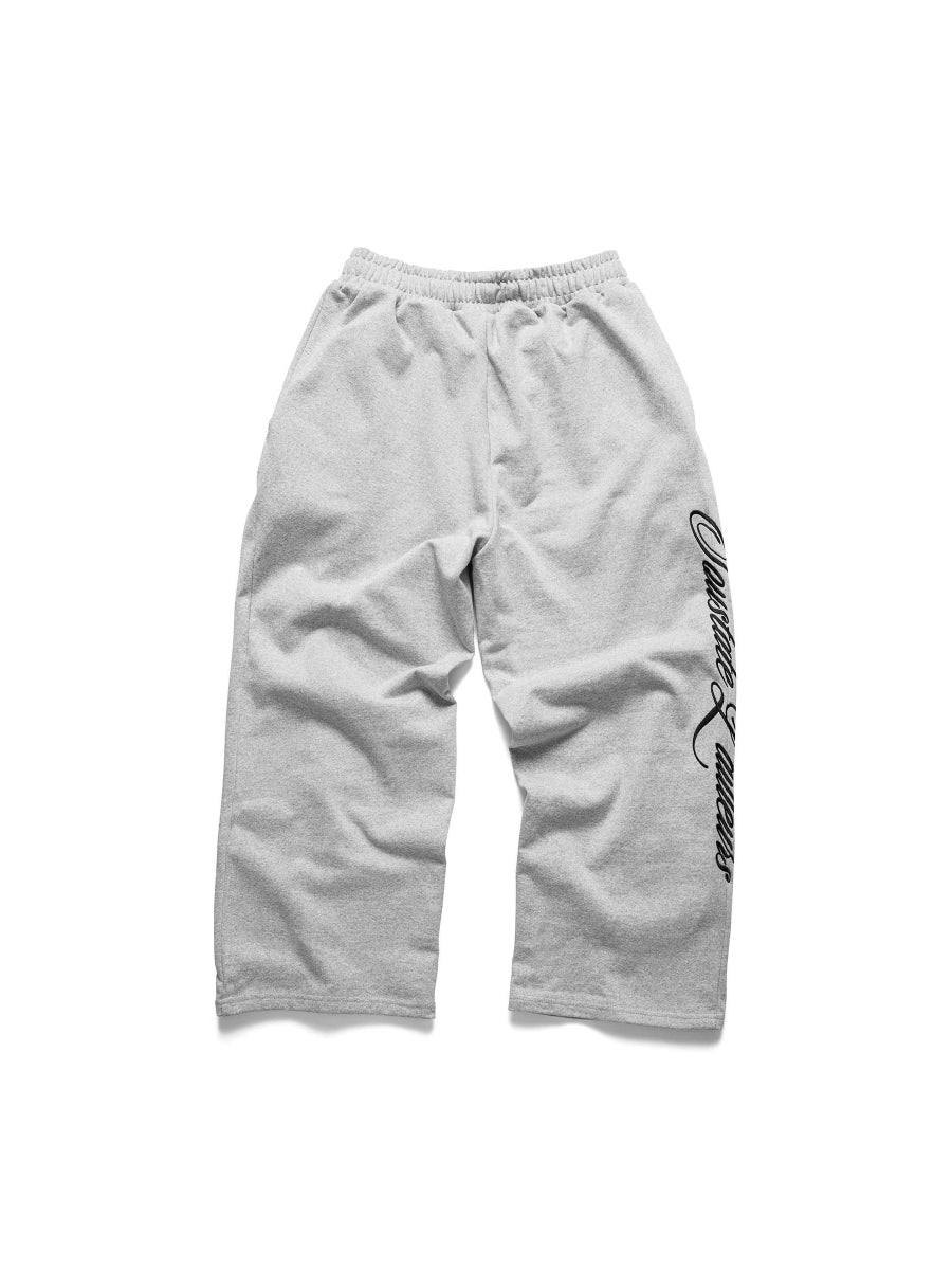 EMBROIDERED BARREL SWEATPANTS