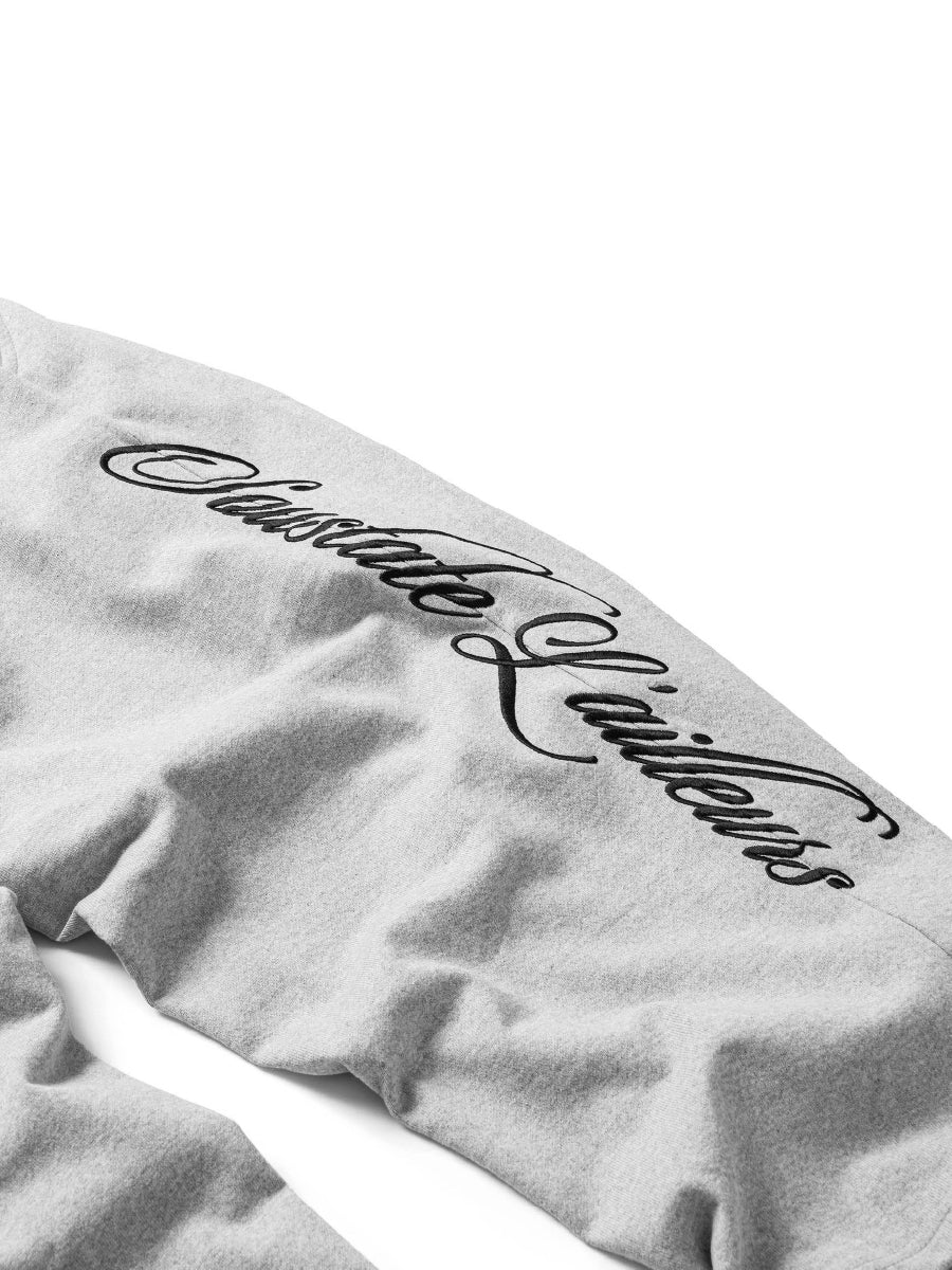 EMBROIDERED BARREL SWEATPANTS