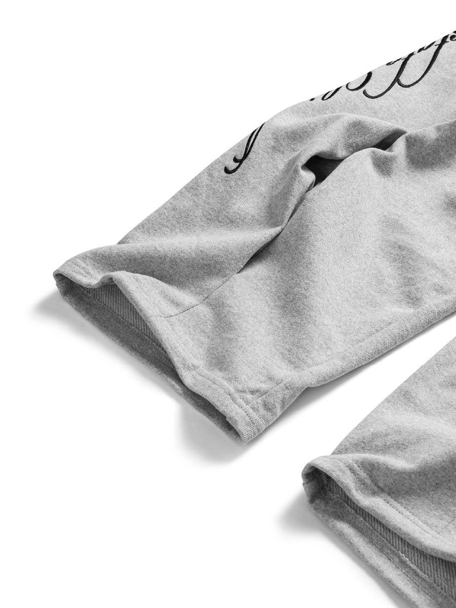 EMBROIDERED BARREL SWEATPANTS