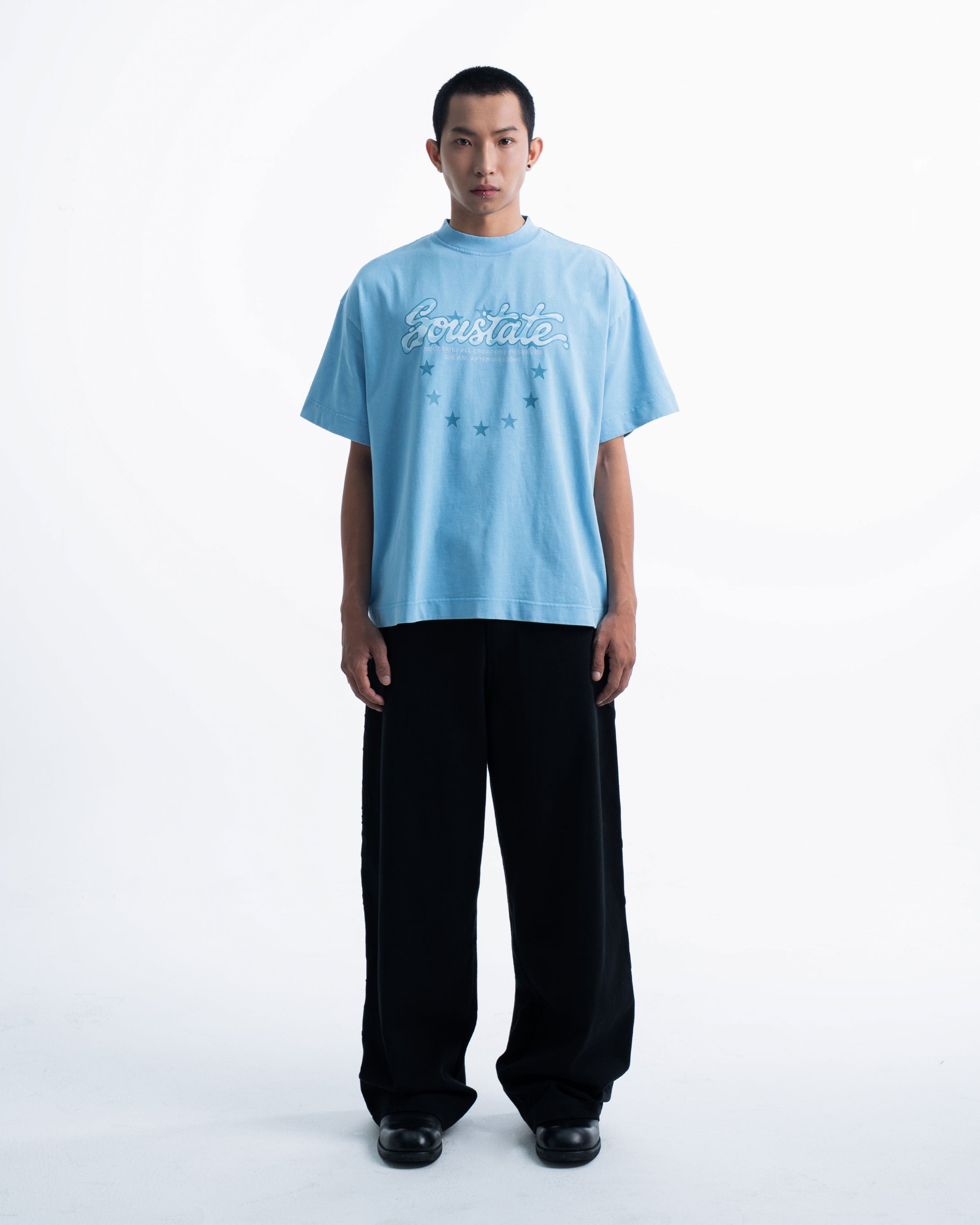 LOGO CAMO WASHED BIG BOXY T-SHIRT