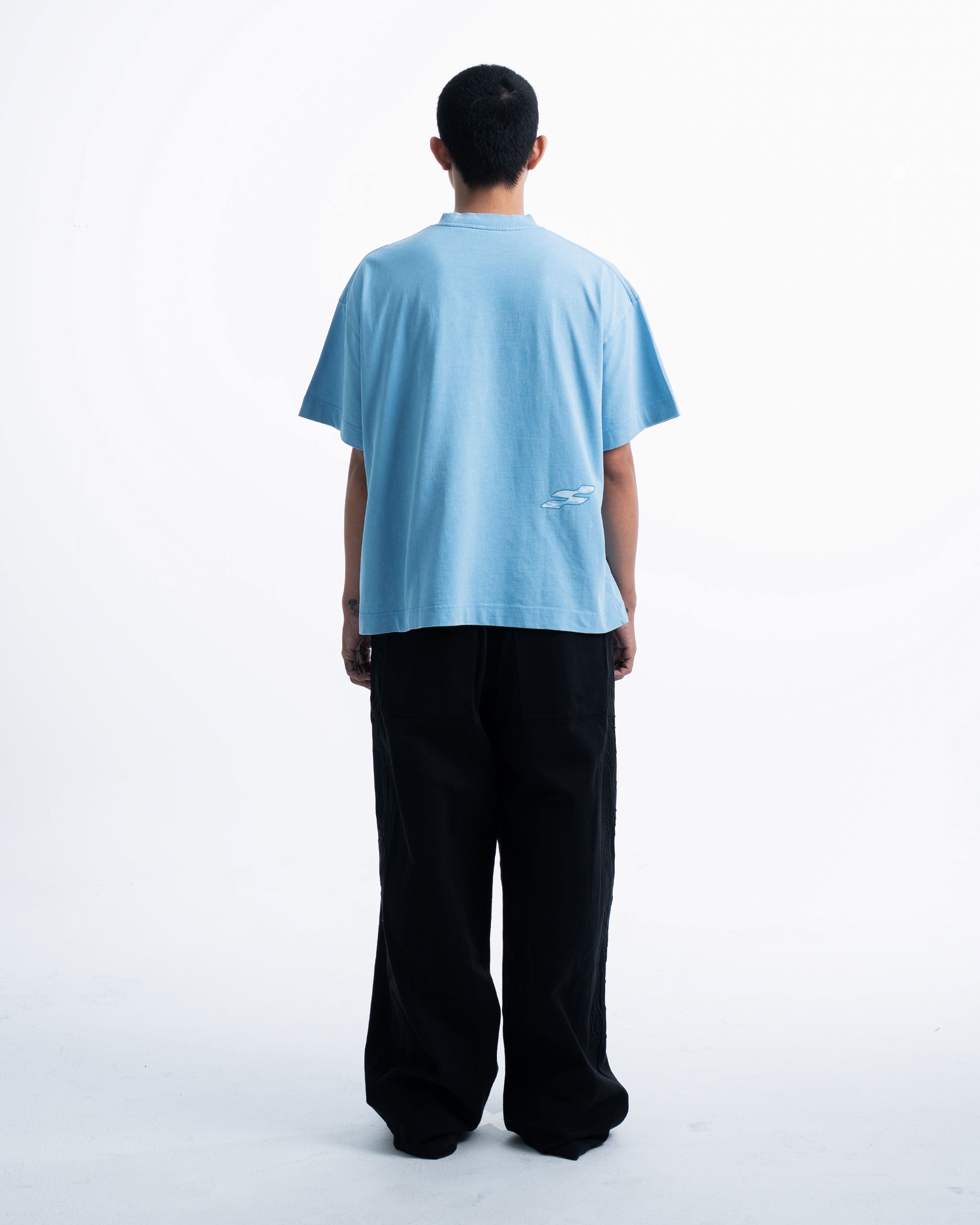 LOGO CAMO WASHED BIG BOXY T-SHIRT