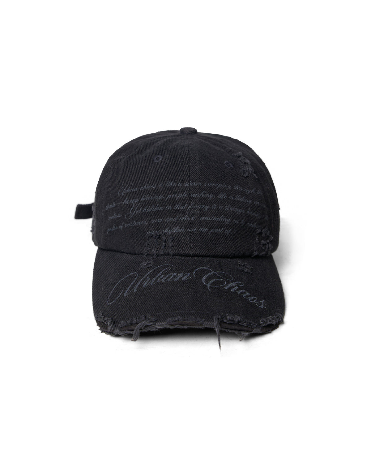 NÓN/MŨ WASHED DENIM THÊU "URBAN CHAOS"