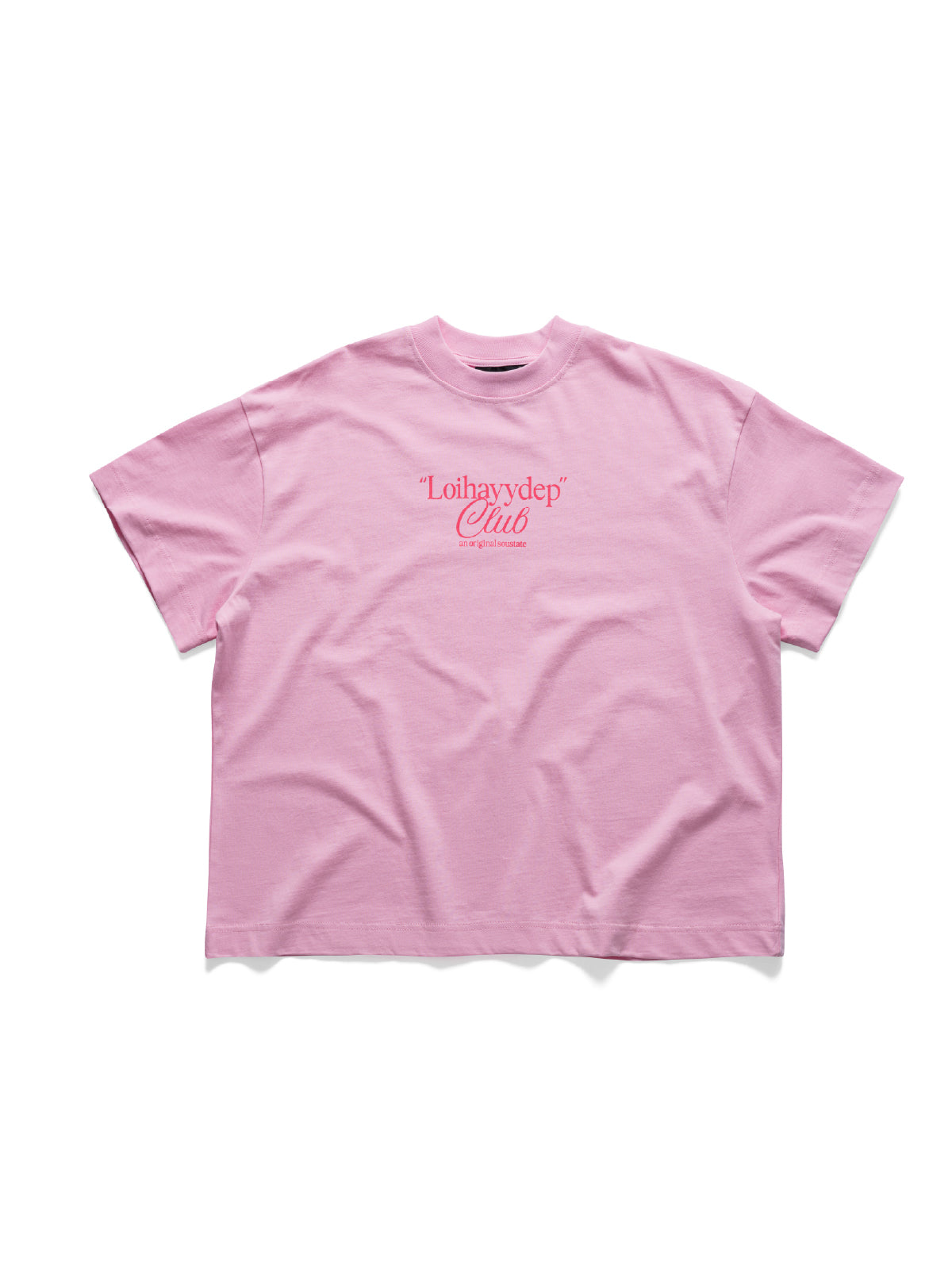 LOIHAYYDEP BIG BOXY T-SHIRT XÁM TIÊU/HỒNG