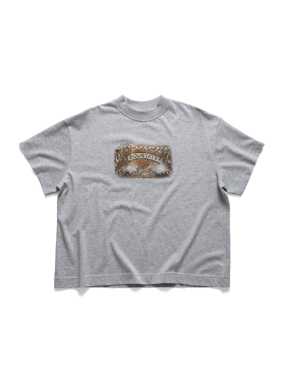 SIGNATURE LABEL BIG BOXY T-SHIRT XÁM TIÊU