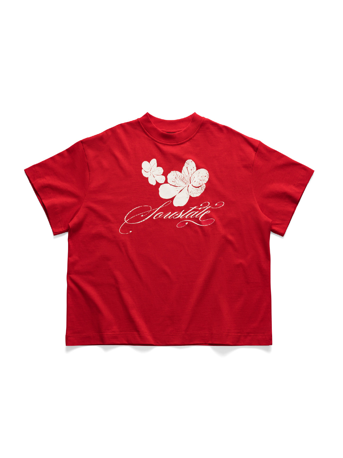 BLOOM BIG BOXY T-SHIRT ĐỎ/TRẮNG