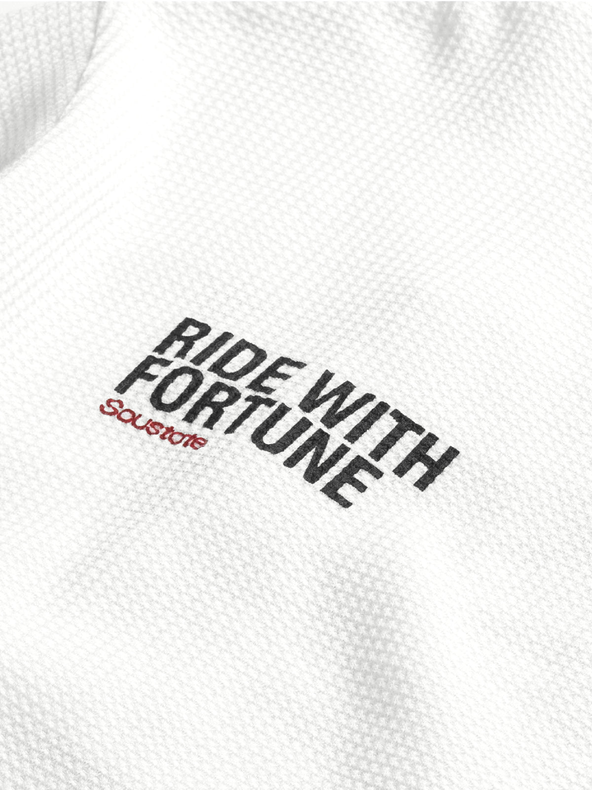 RIDE WITH FORTUNE WAFFLE LONG SLEEVES ĐEN