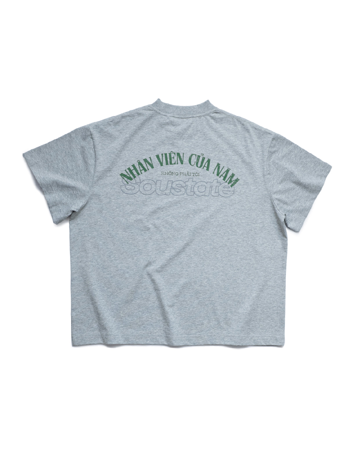 CÒ LÕ "NHÂN VIÊN CỦA NĂM" BIG BOXY T-SHIRT ĐEN/XÁM