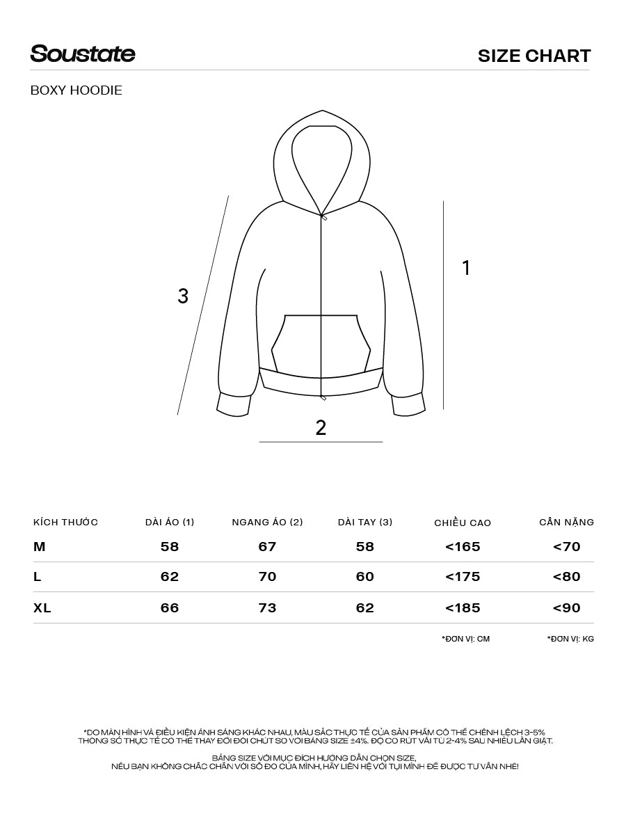 I LOVE ME BOXY ZIP-UP HOODIE