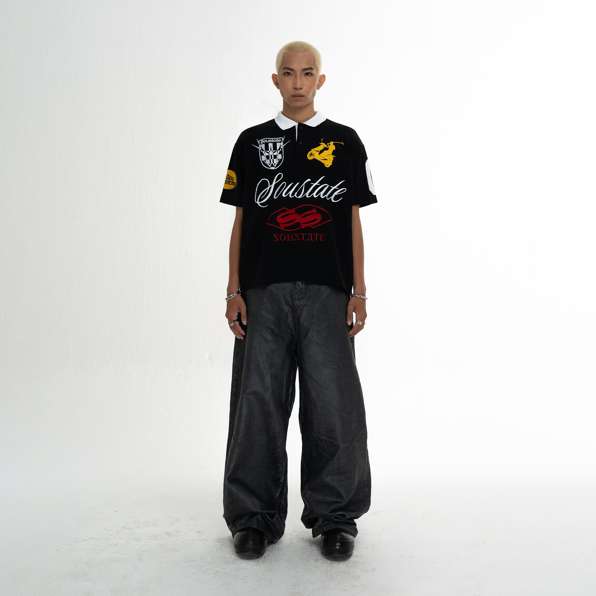 RACING BOXY POLO T-SHIRT