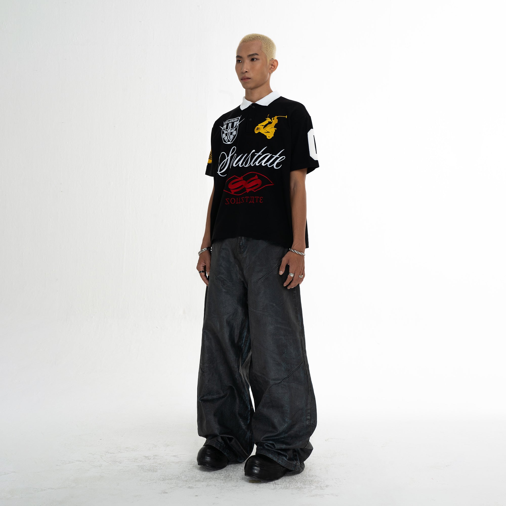 RACING BOXY POLO T-SHIRT