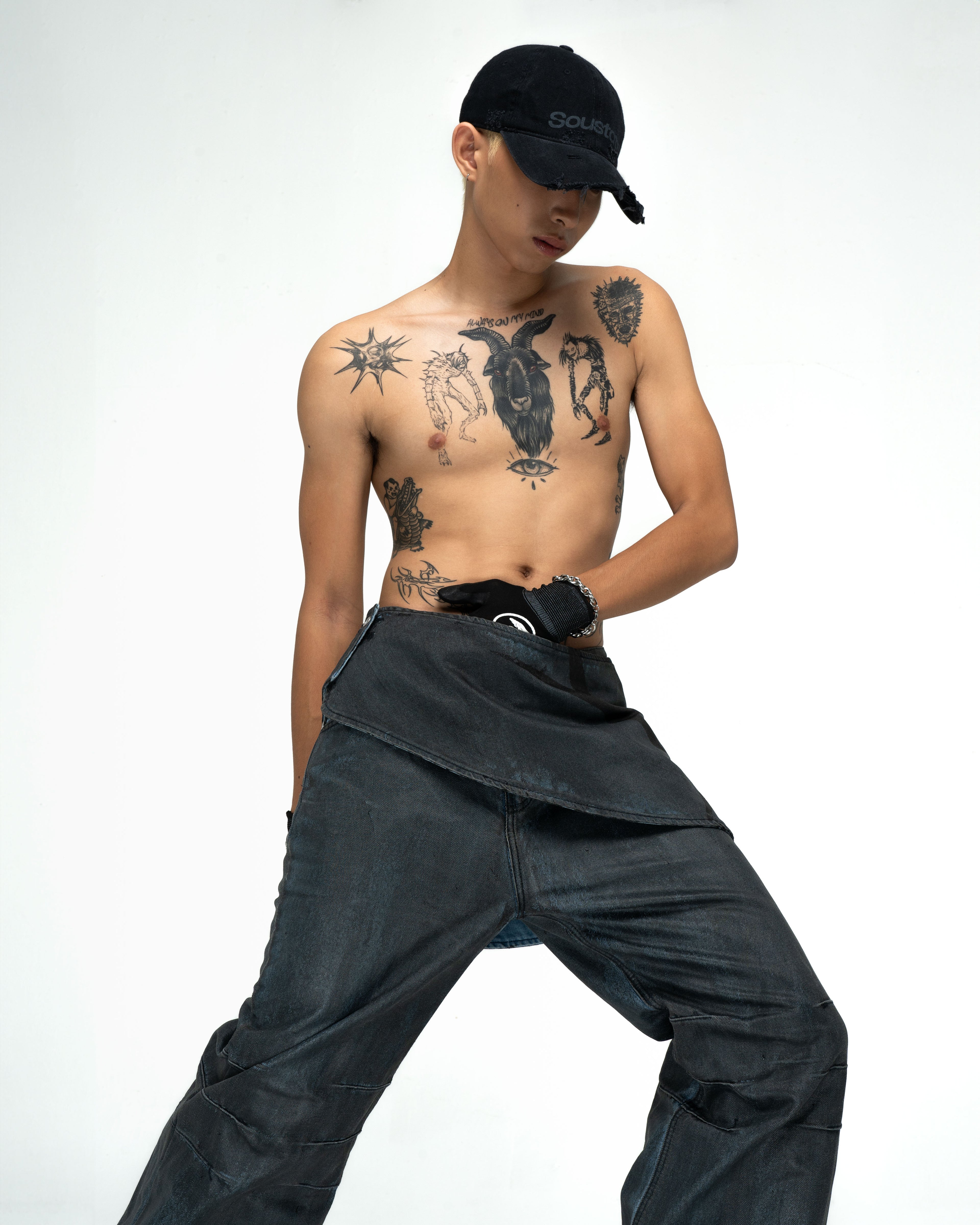 DISTRESSED WASHED CAP