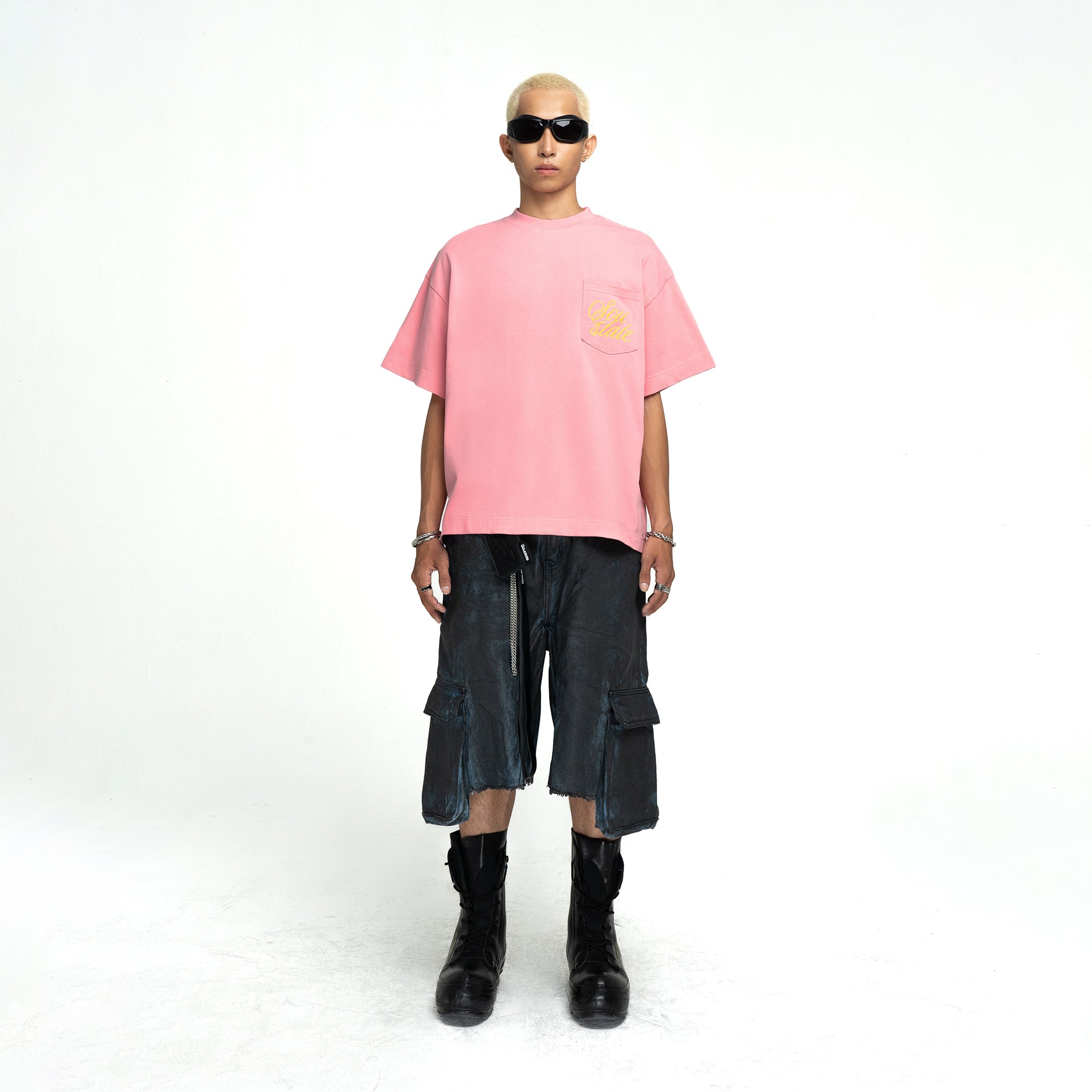 SOLID POCKET BIG BOXY T-SHIRT