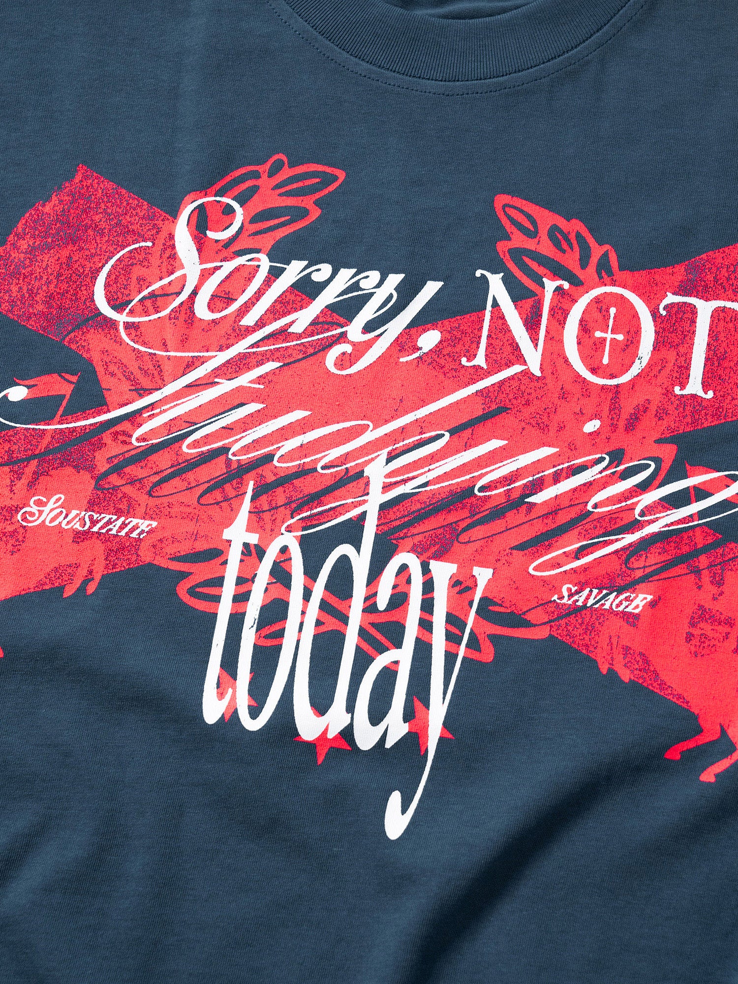 NOT STUDYING REVERSIBLE BIG BOXY T-SHIRT