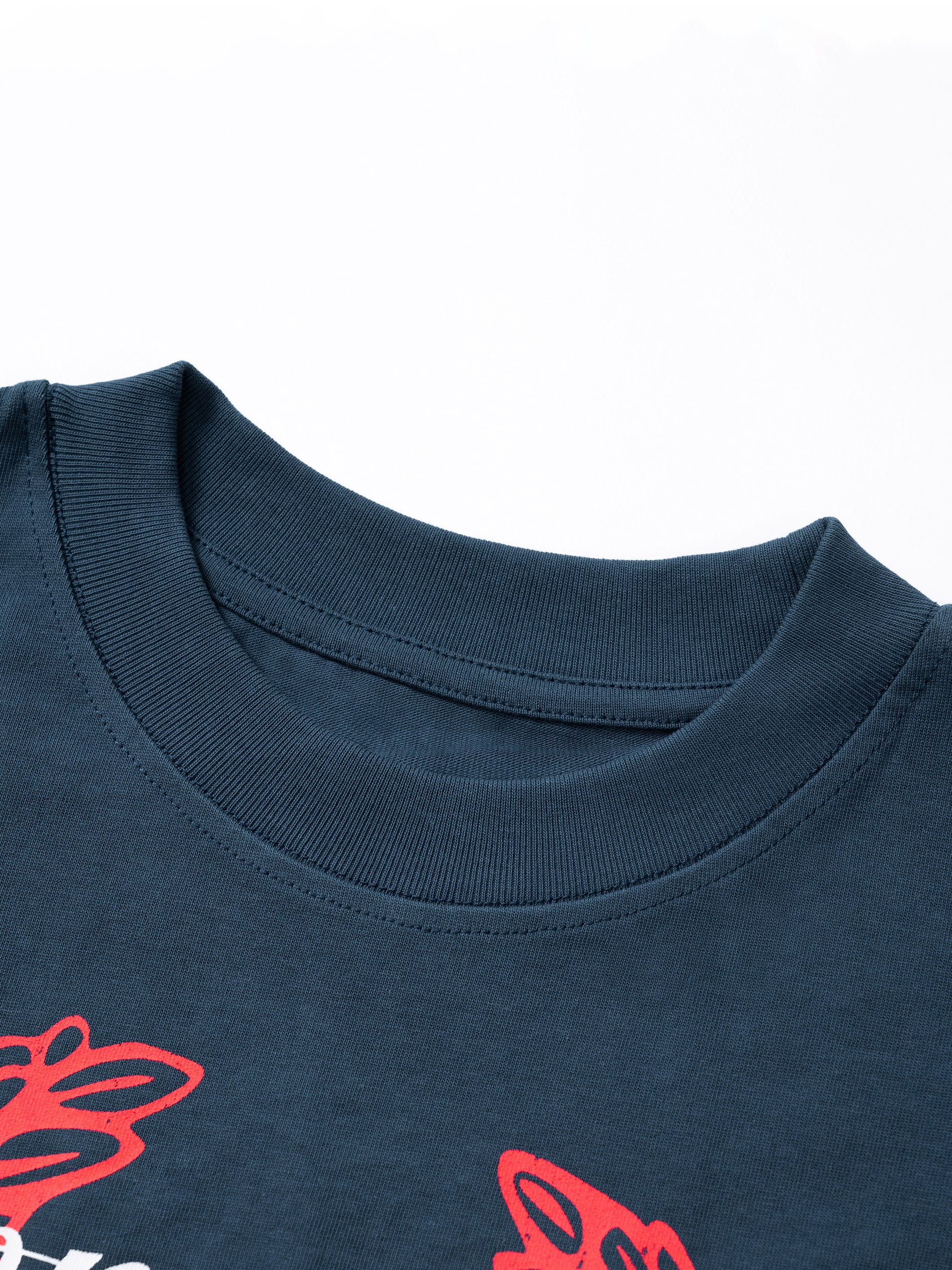 NOT STUDYING REVERSIBLE BIG BOXY T-SHIRT