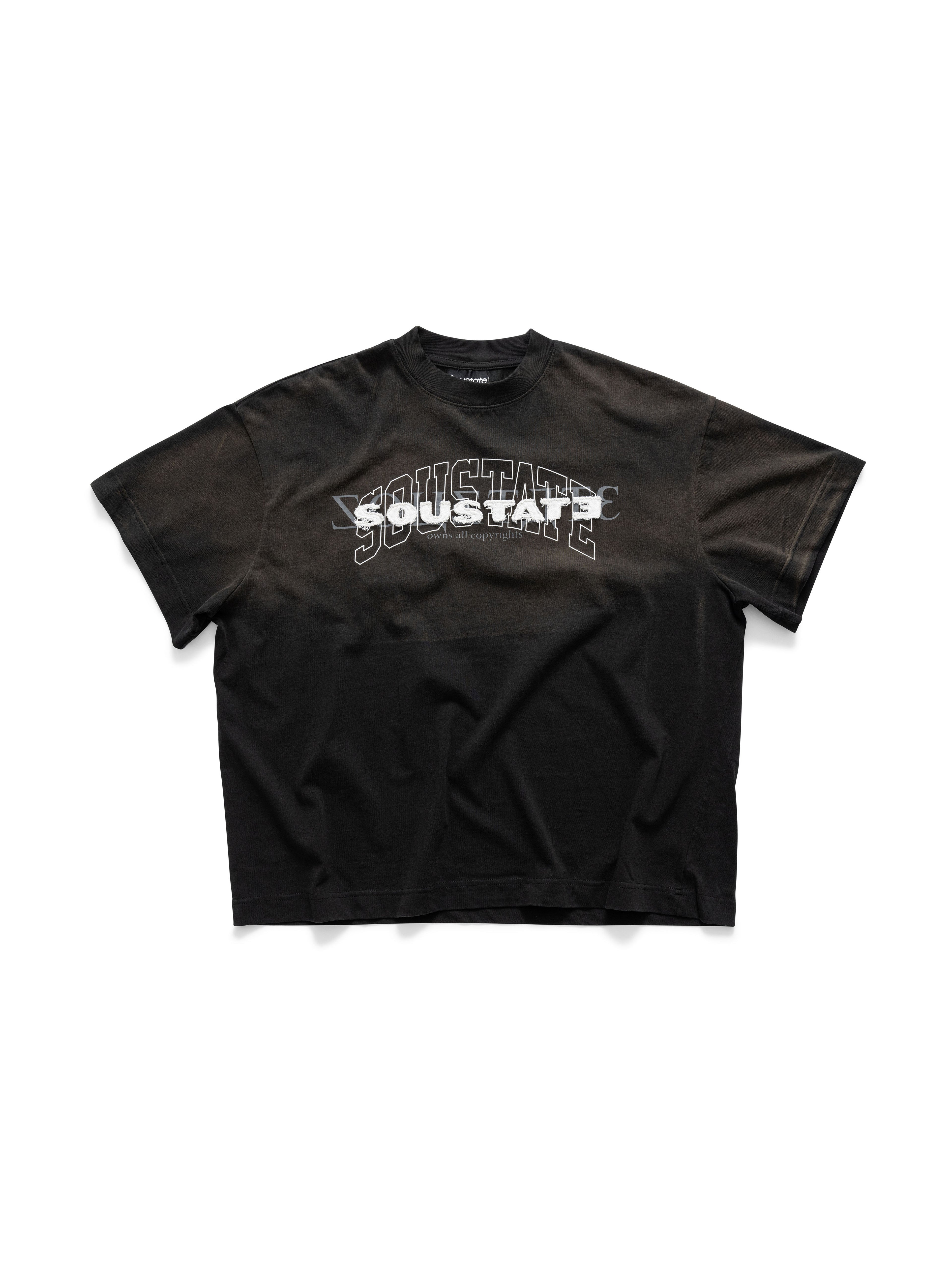 ABSTRACT TYPO WASHED BIG BOXY T-SHIRT