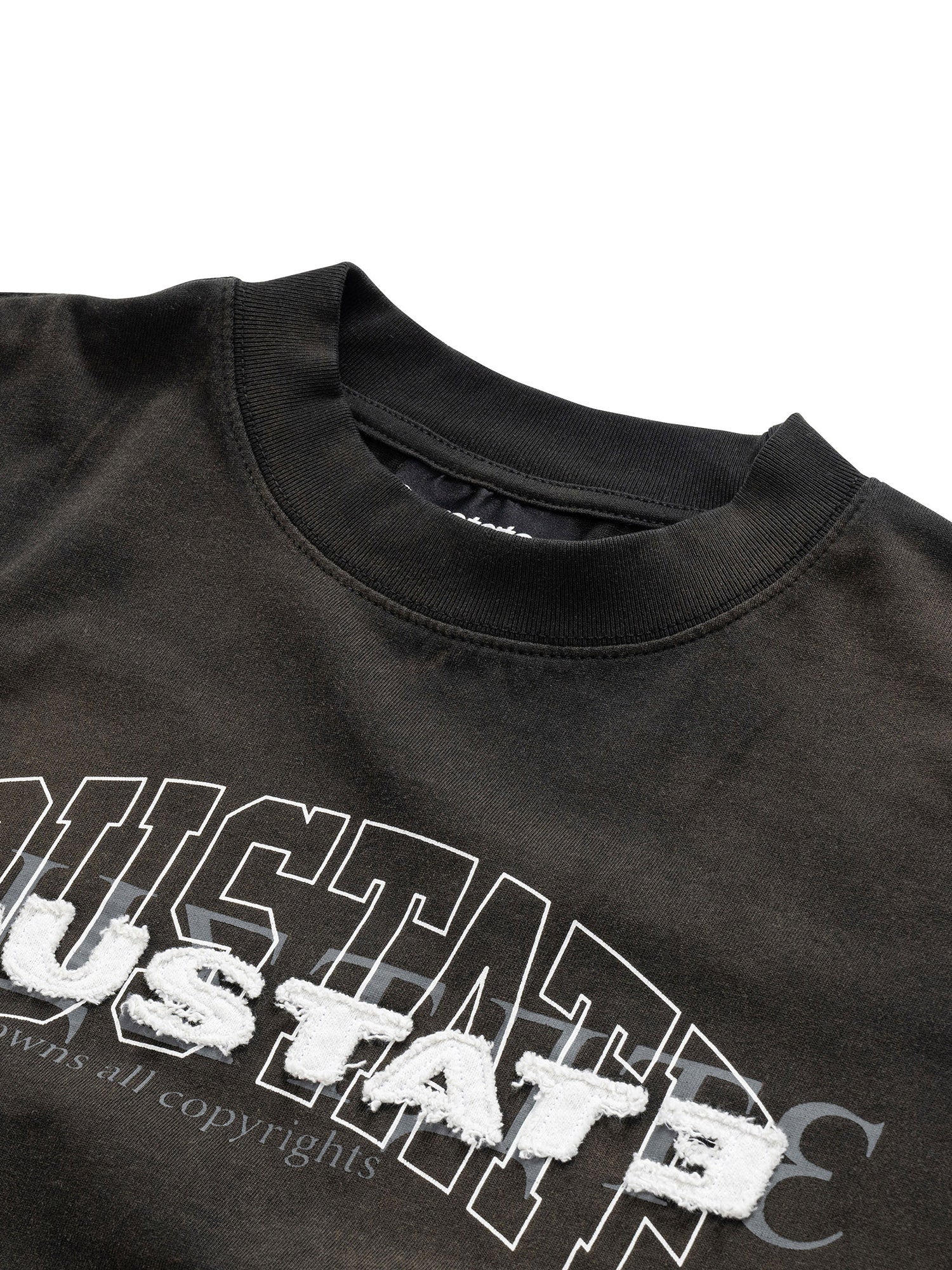 ABSTRACT TYPO WASHED BIG BOXY T-SHIRT