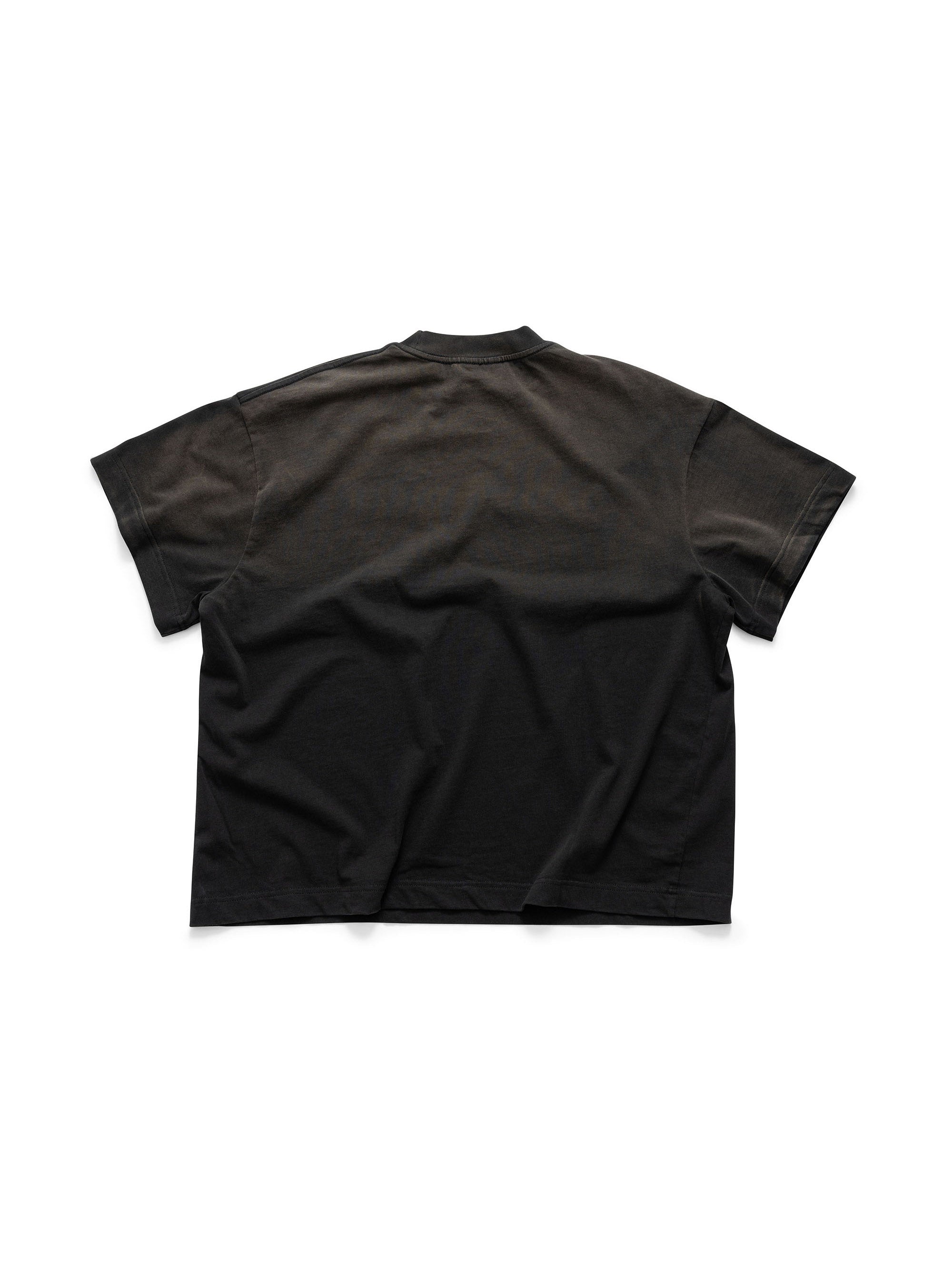 ABSTRACT TYPO WASHED BIG BOXY T-SHIRT