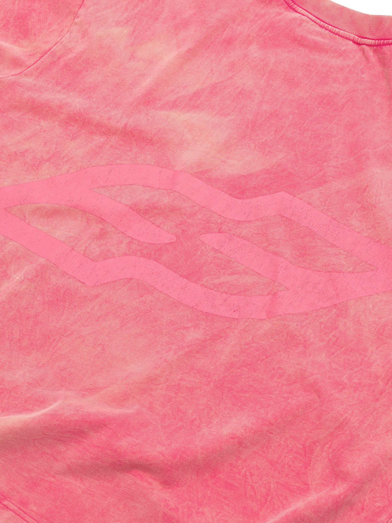SS LOGO WASHED BIG BOXY T-SHIRT