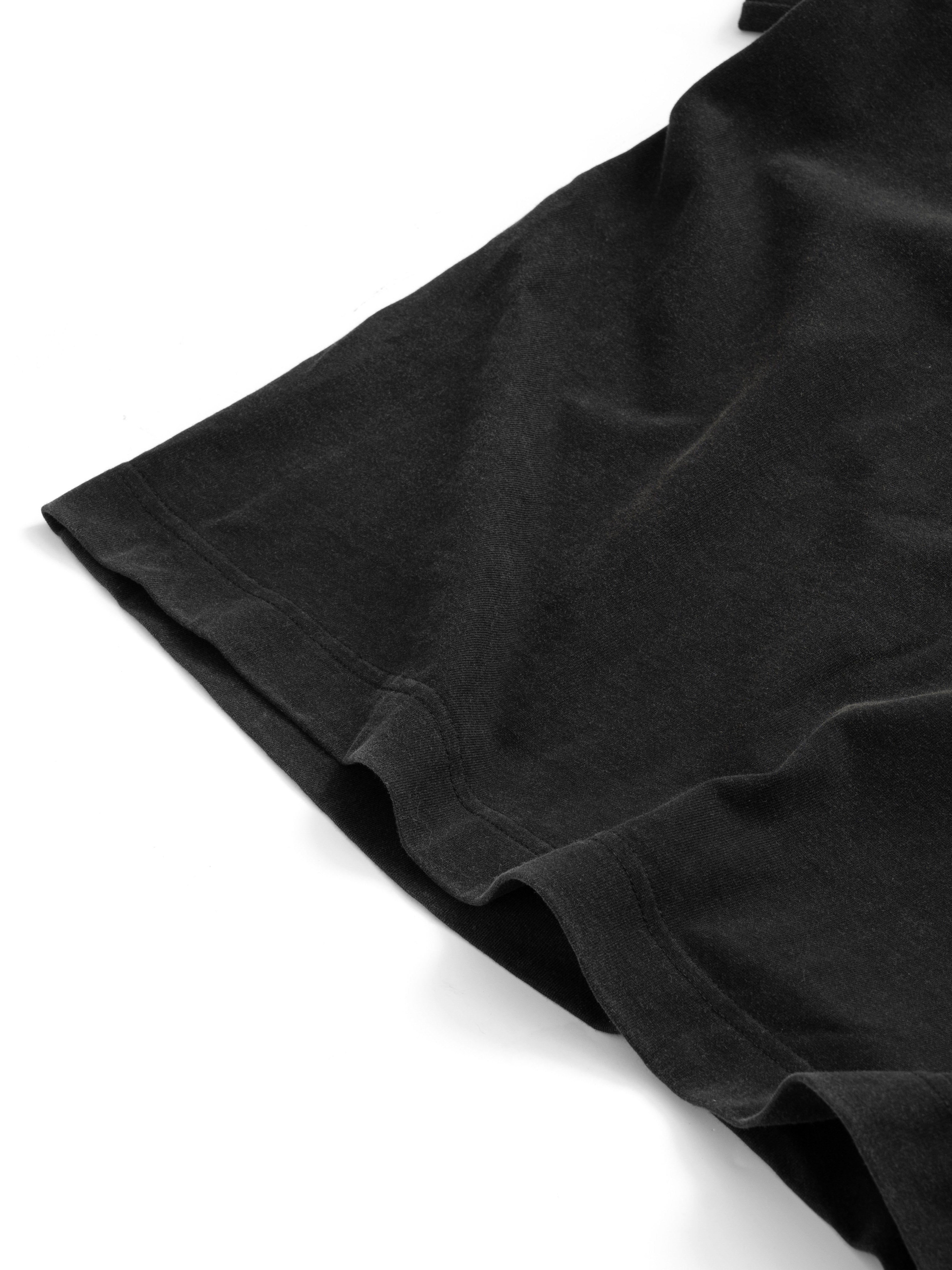 SS LOGO WASHED BIG BOXY T-SHIRT