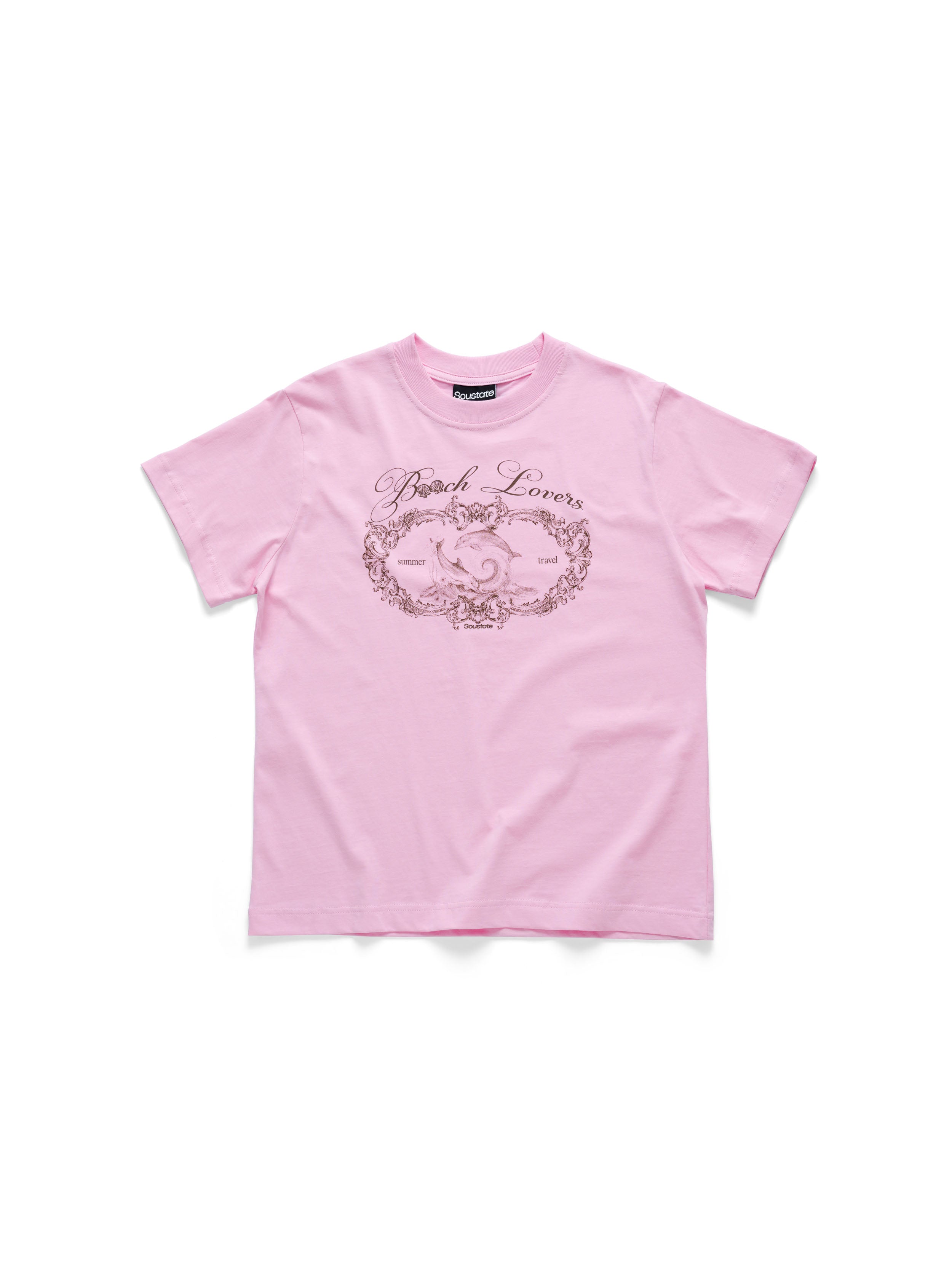 Áo Thun Beach Lovers Tee Regular T-Shirt Hồng