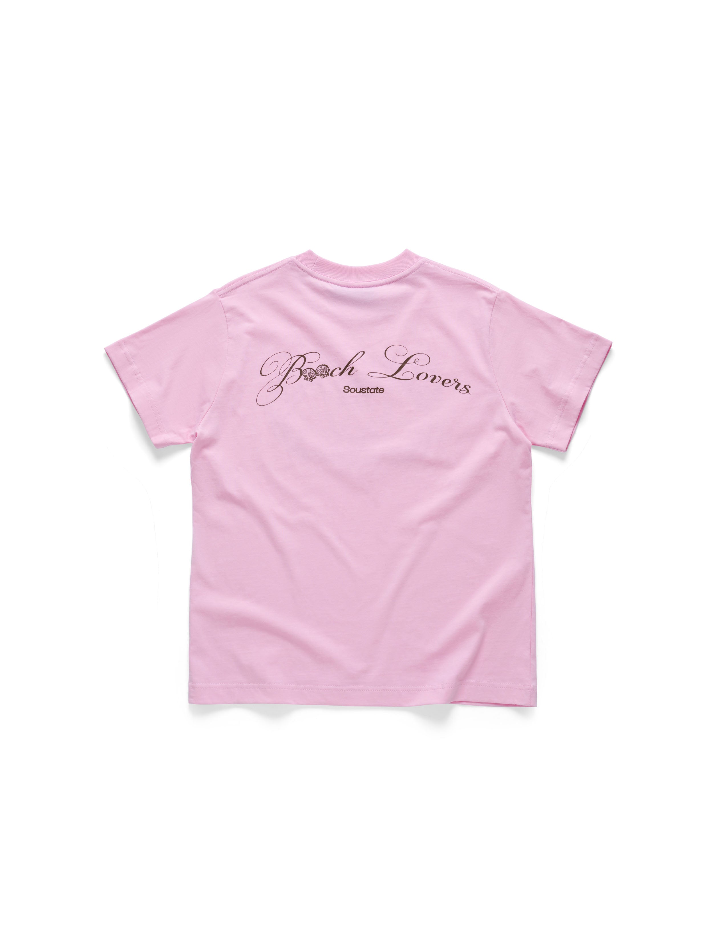 Áo Thun Beach Lovers Tee Regular T-Shirt Hồng