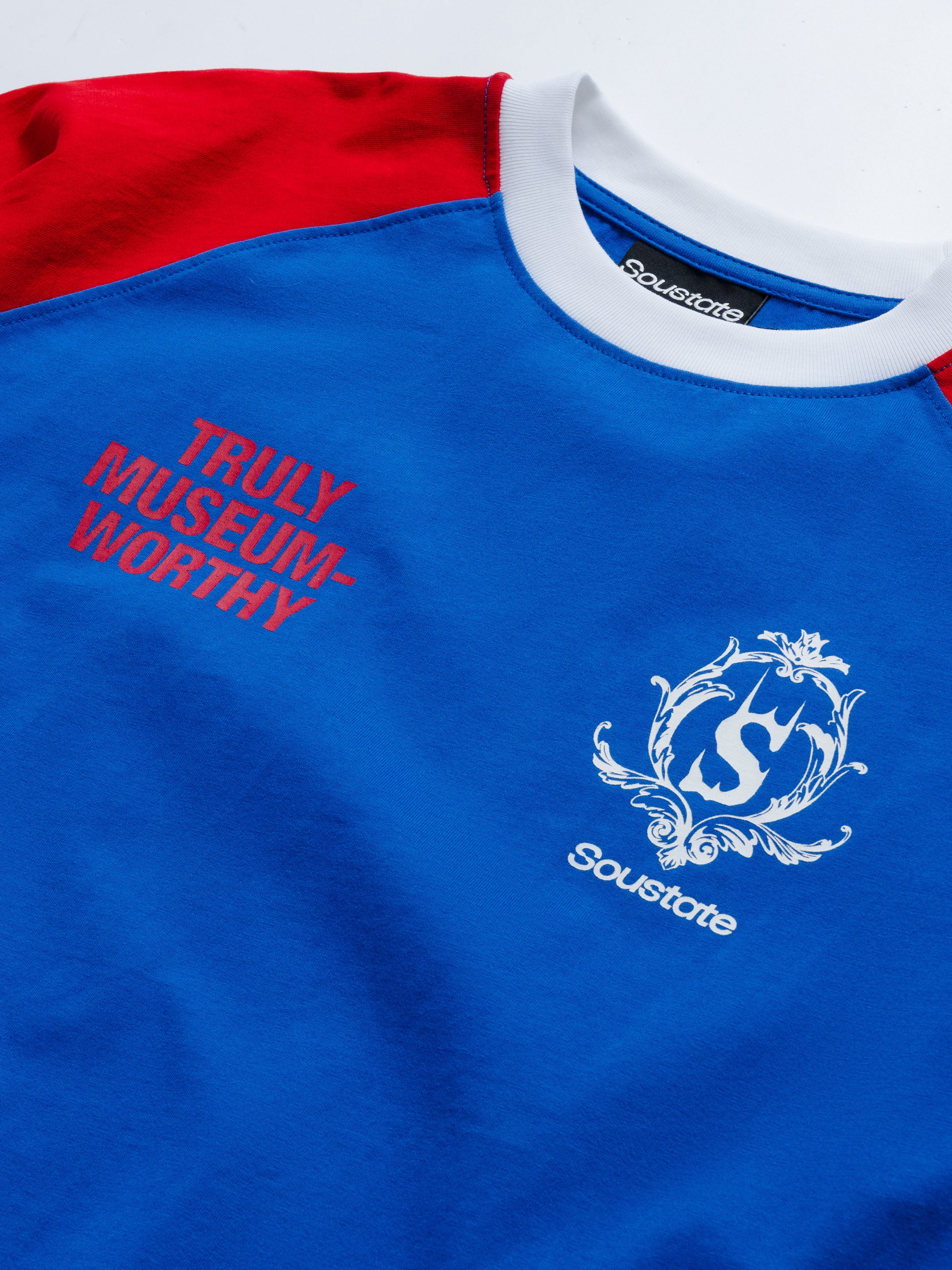 Áo Thun "Soustate OG" Long Sleeves Regular T-Shirt Xanh Đỏ (Raglan)