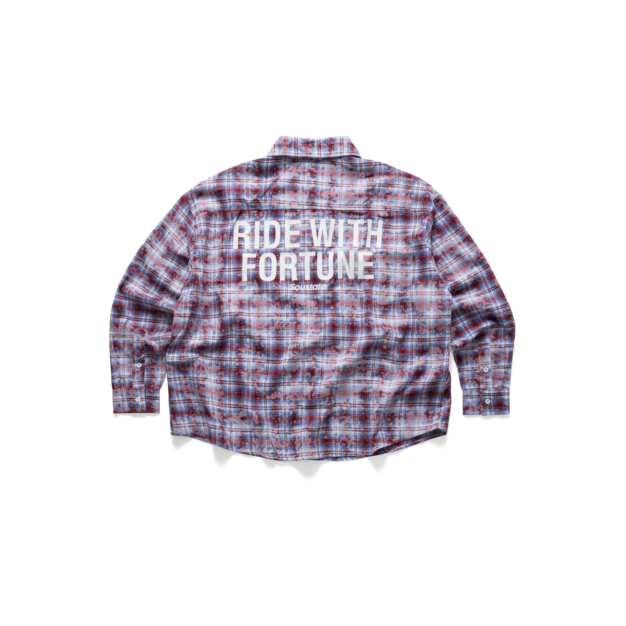 "RIDE WITH FORTUNE" FLANNEL SHIRT