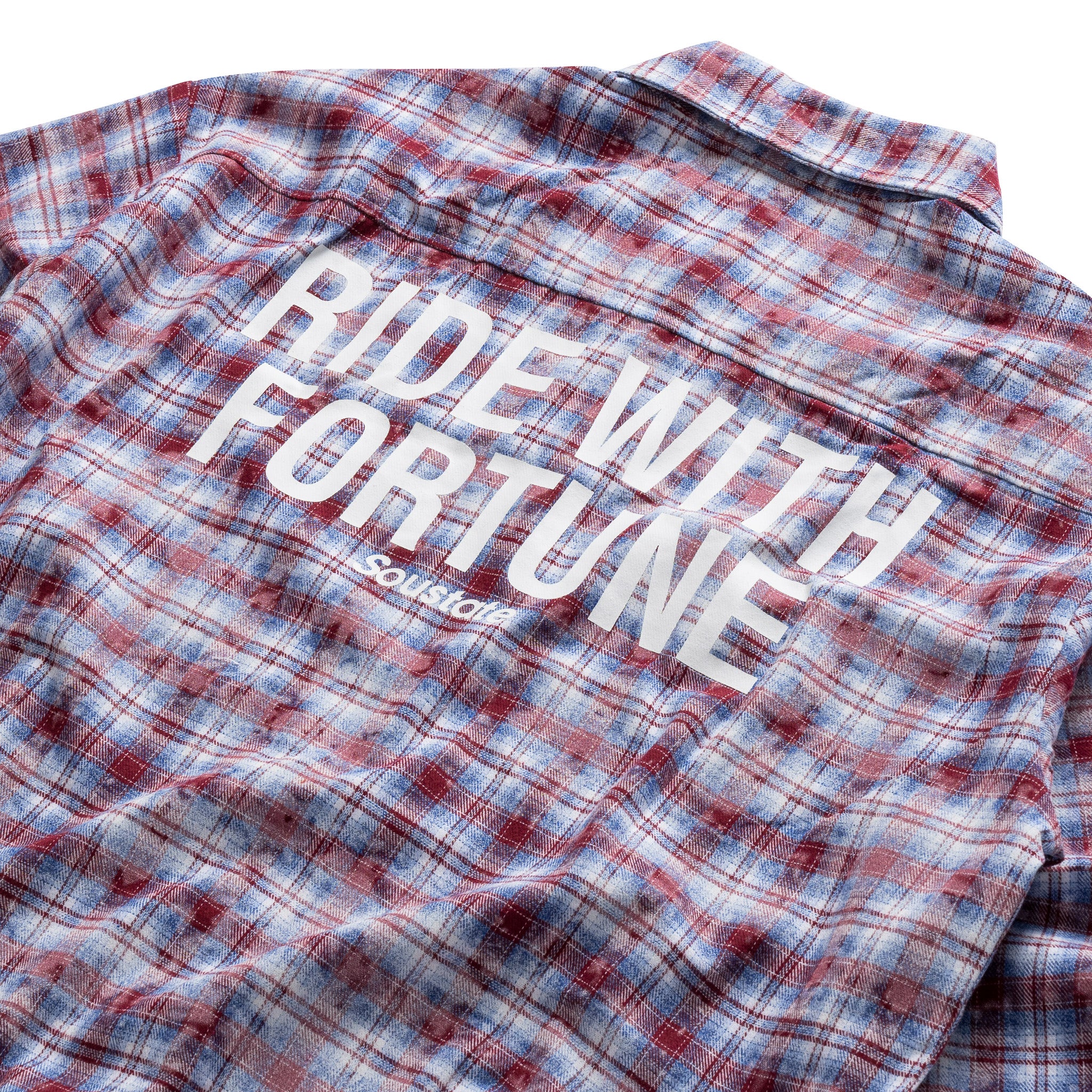 "RIDE WITH FORTUNE" FLANNEL SHIRT