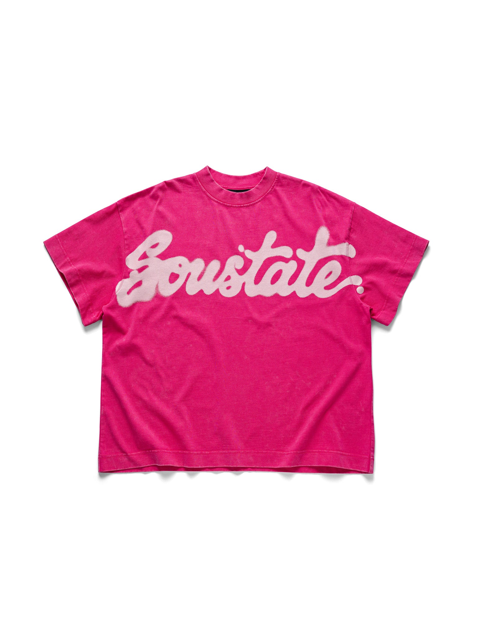 LOGO BLUR WASHED BIG BOXY T-SHIRT