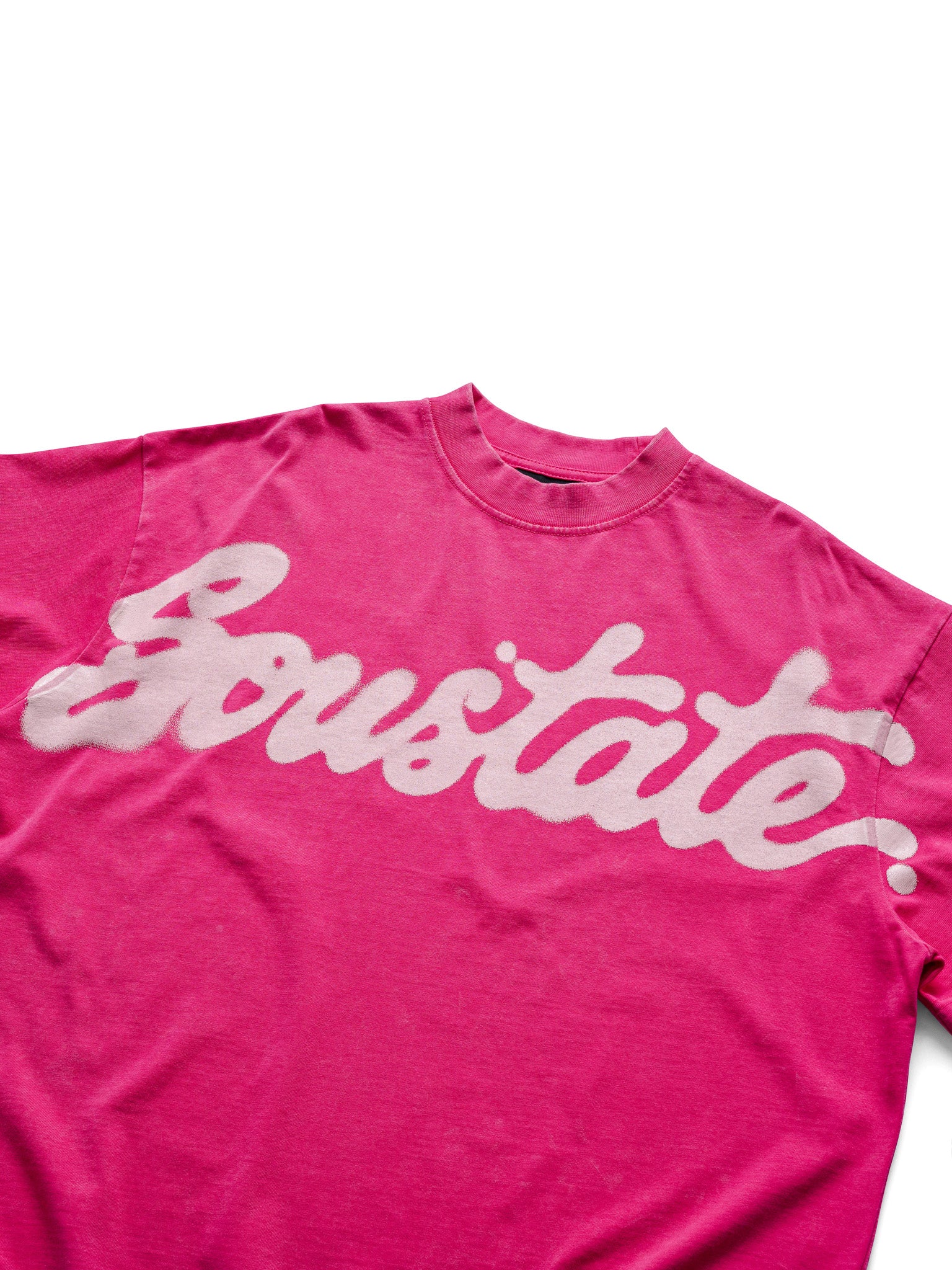 LOGO BLUR WASHED BIG BOXY T-SHIRT