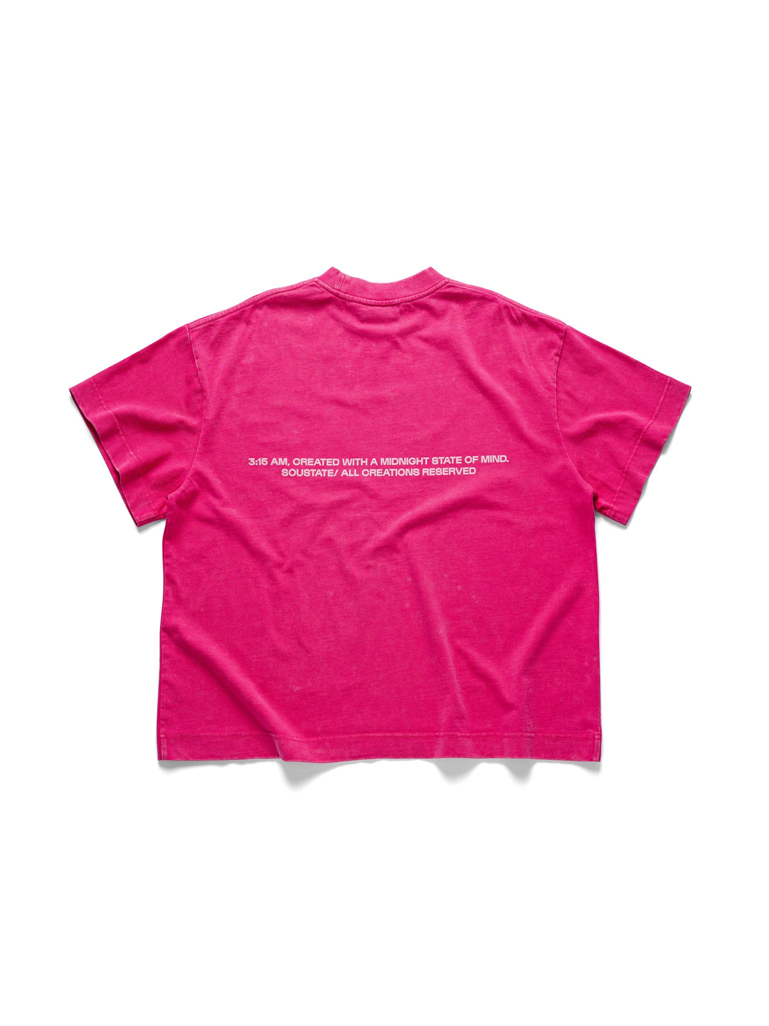 LOGO BLUR WASHED BIG BOXY T-SHIRT