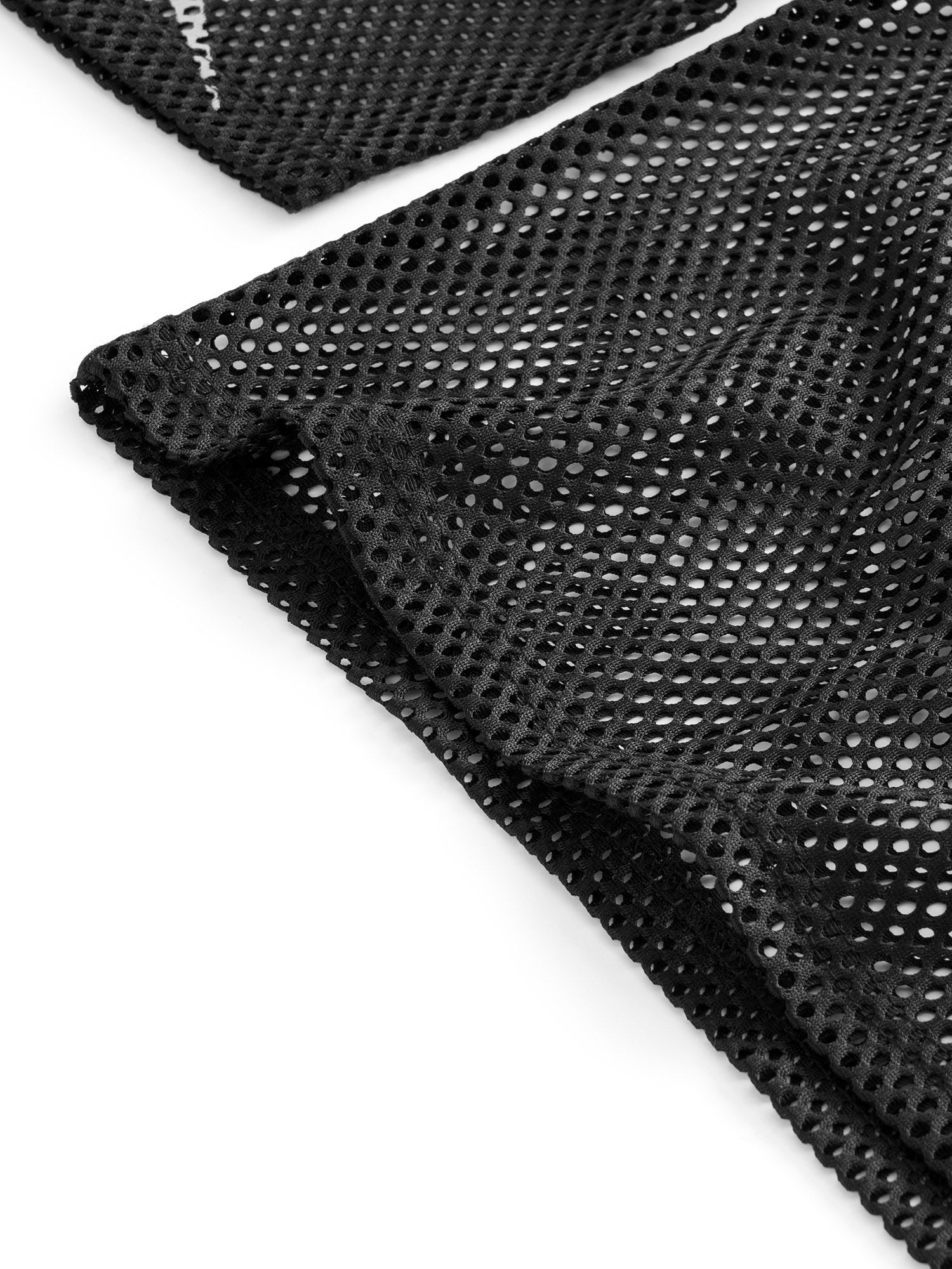 MESH JERSEY BOXY LONG SLEEVE T-SHIRT