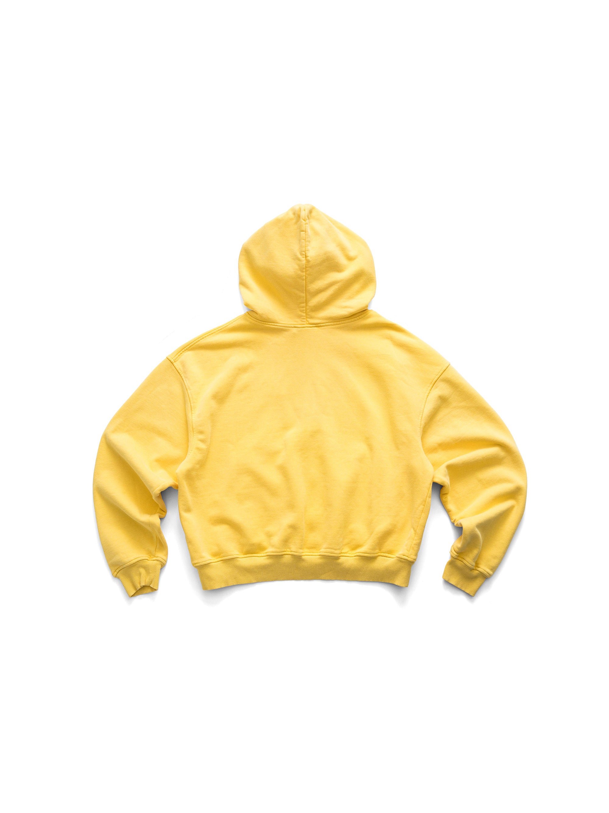 SS LOGO WASHED BOXY FIT ZIP-UP HOODIE