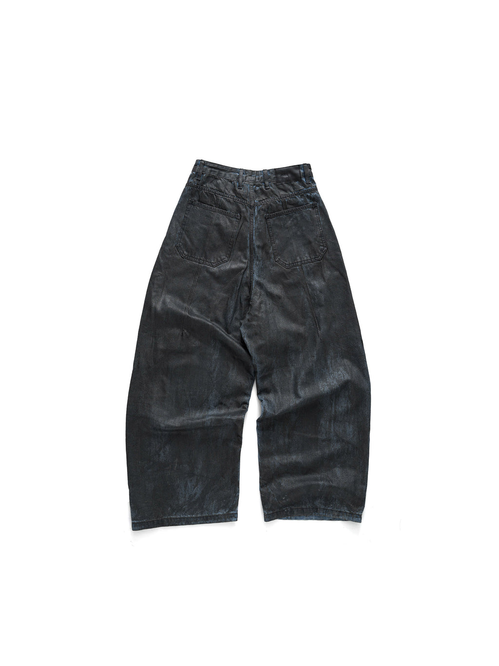 COATED SUPER BAGGY JEANS