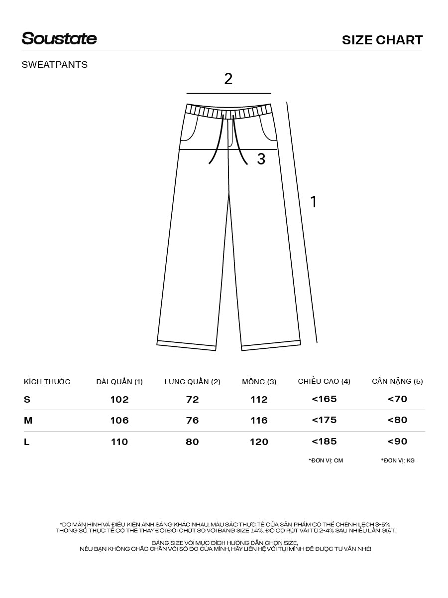 EMBROIDERED BARREL SWEATPANTS