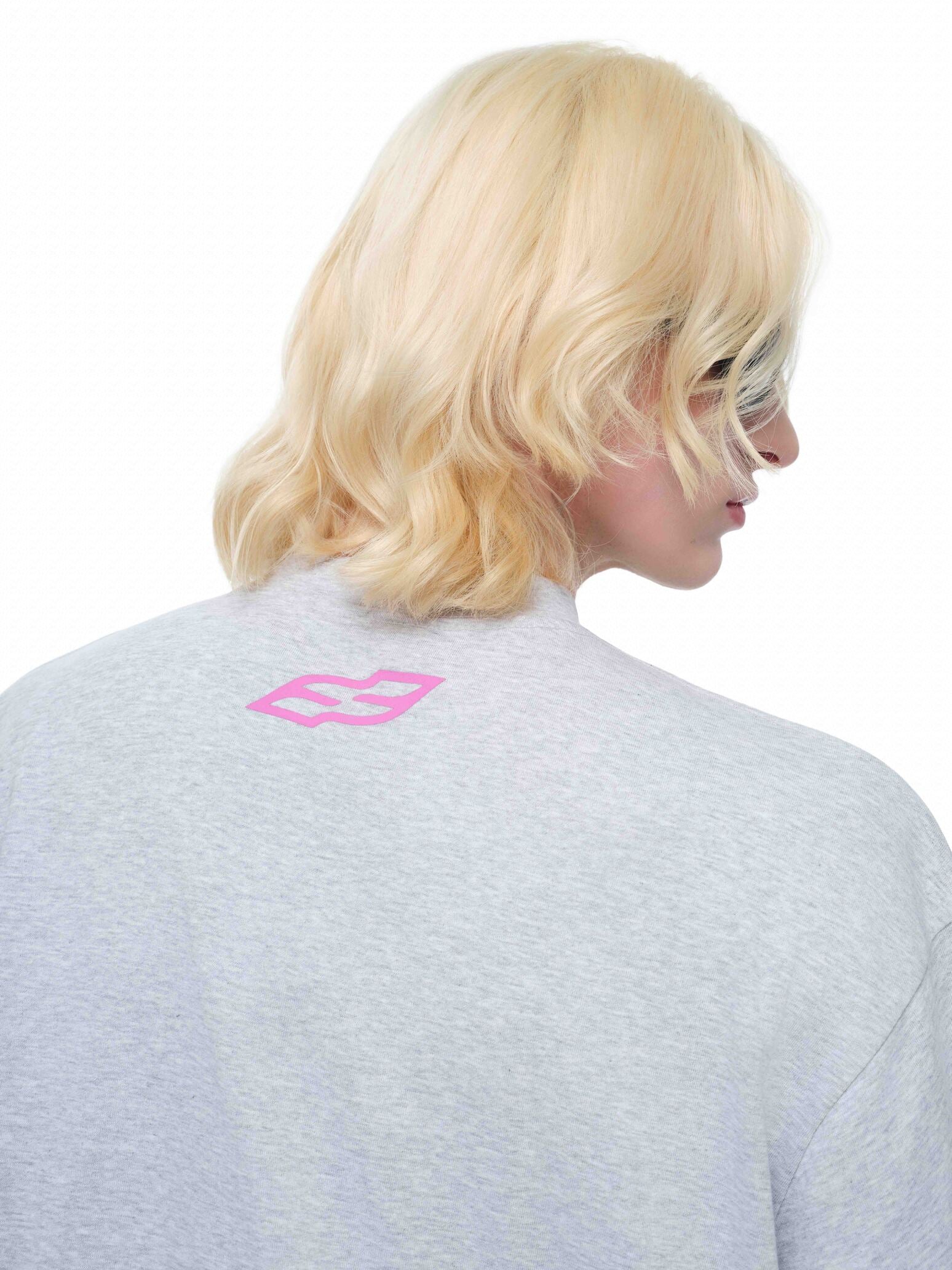 LOIHAYYDEP BIG BOXY T-SHIRT XÁM TIÊU/HỒNG