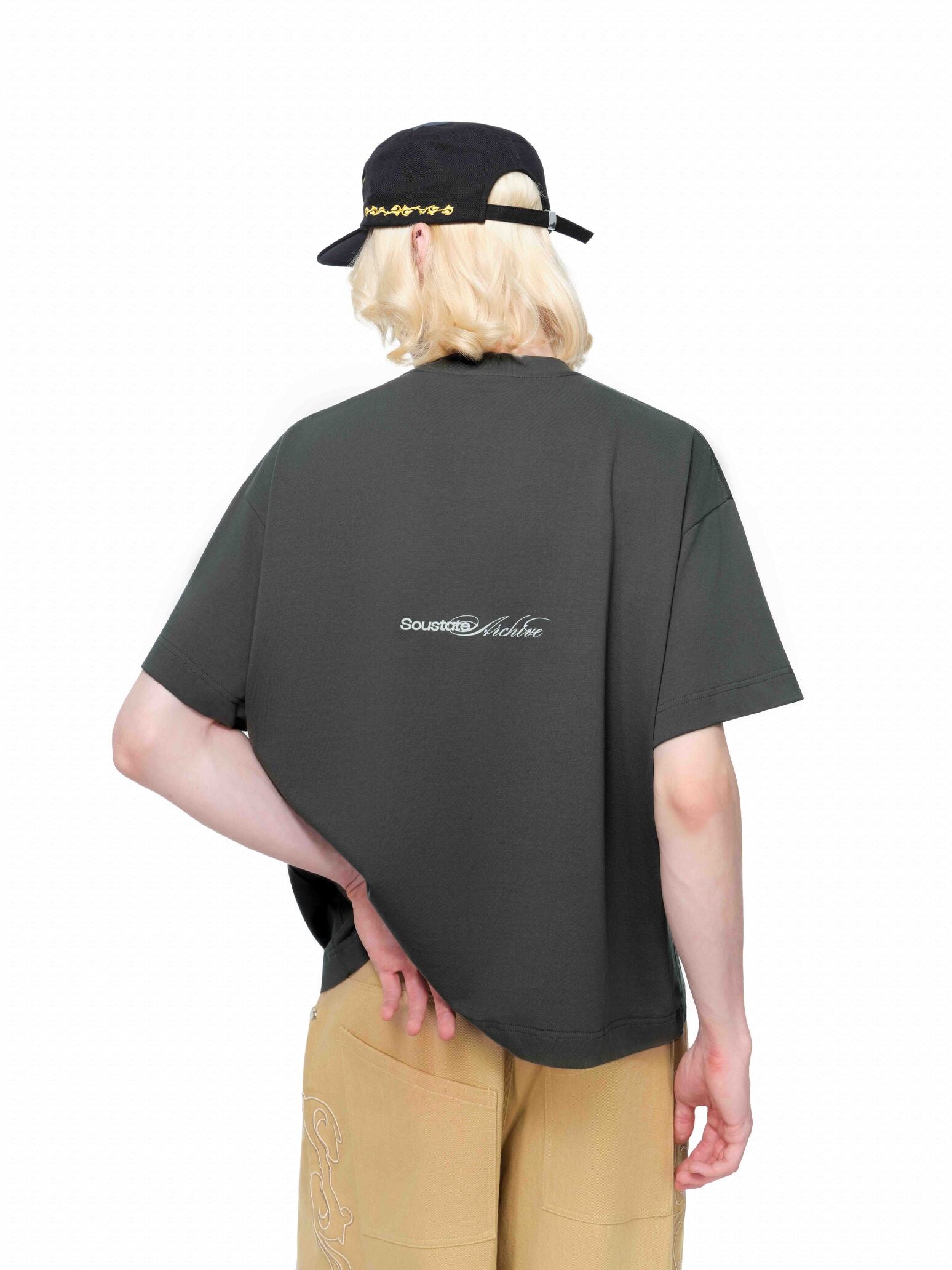 "MADAOTHANHCONG" BIG BOXY T-SHIRT XÁM RÊU