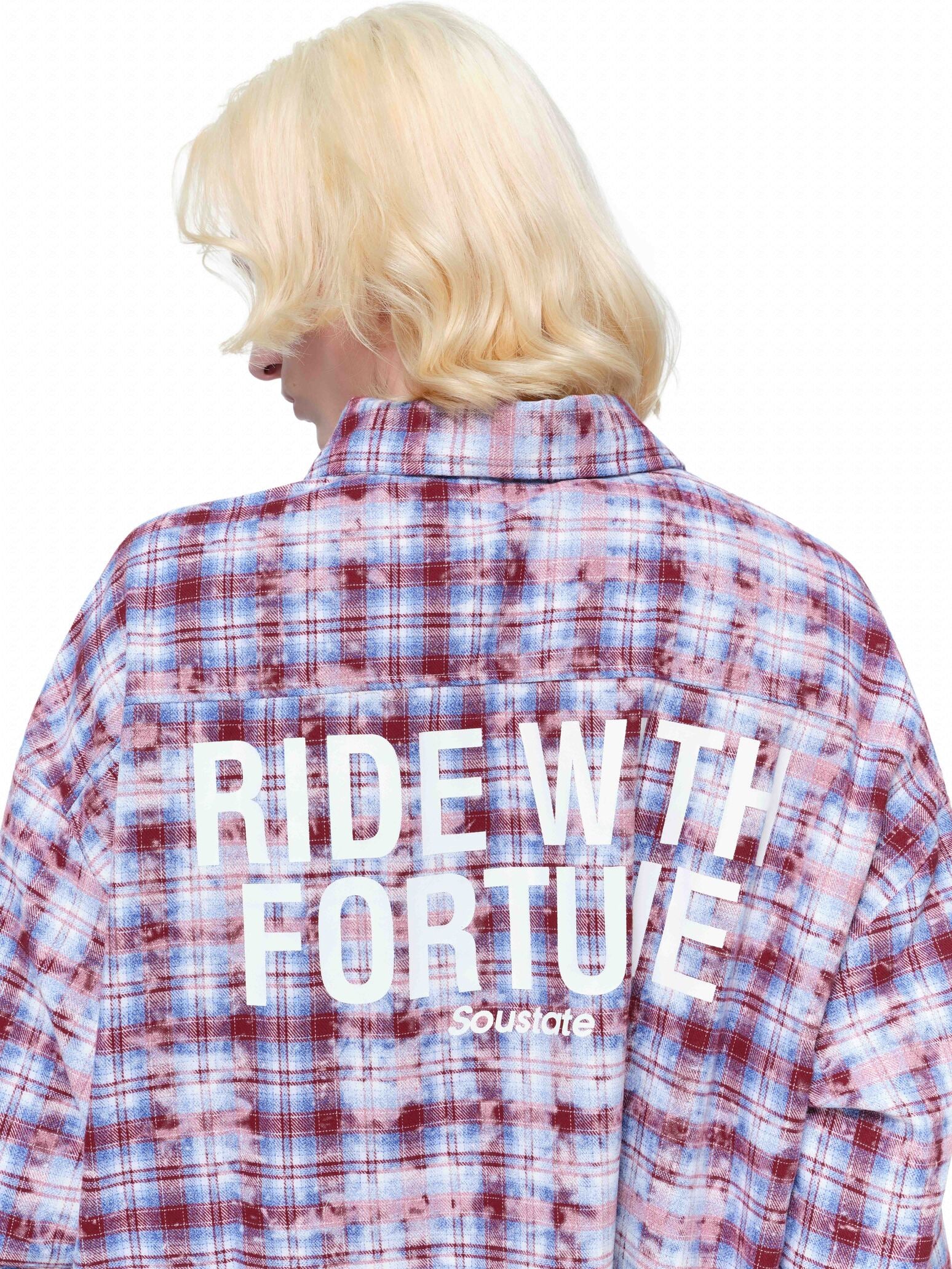 "RIDE WITH FORTUNE" FLANNEL SHIRT