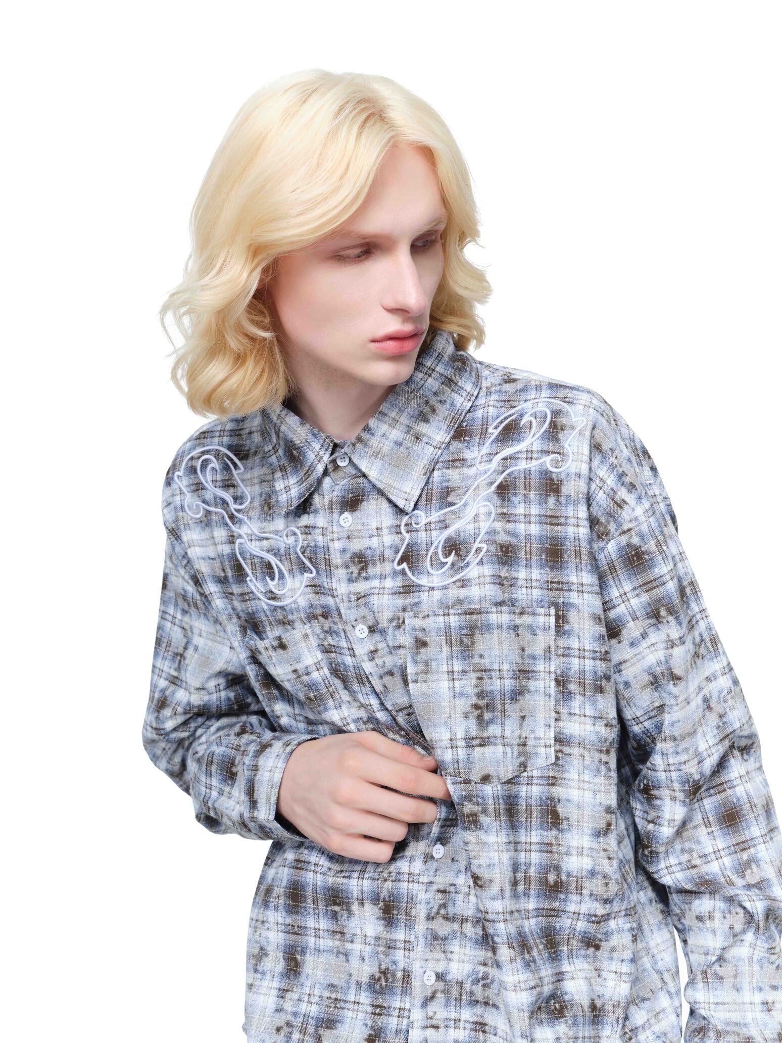 "RIDE WITH FORTUNE" FLANNEL SHIRT