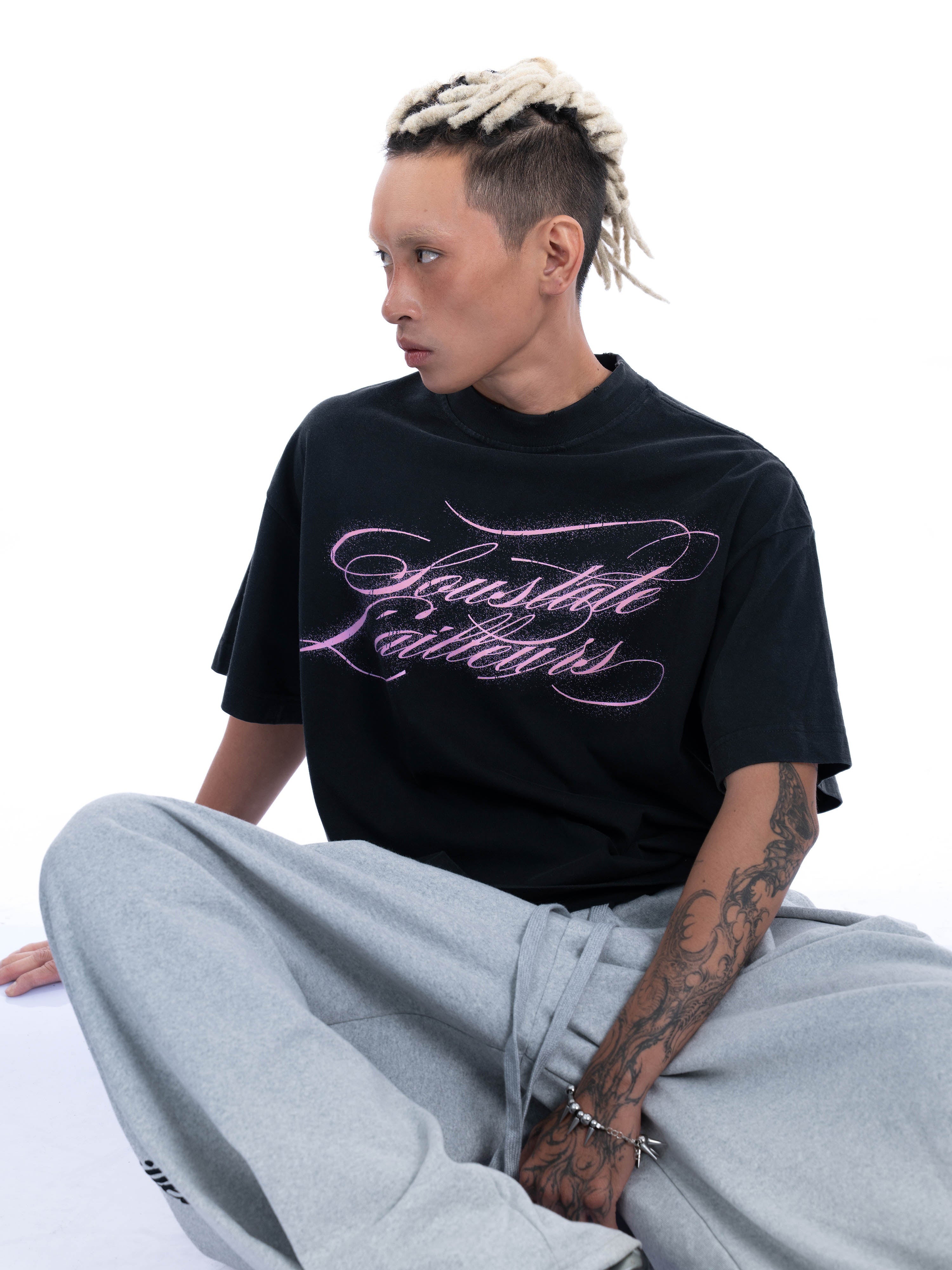 L'AILLEURS WASHED BIG BOXY T-SHIRT