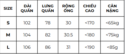 Quần Baggy Wide-Leg Trousers